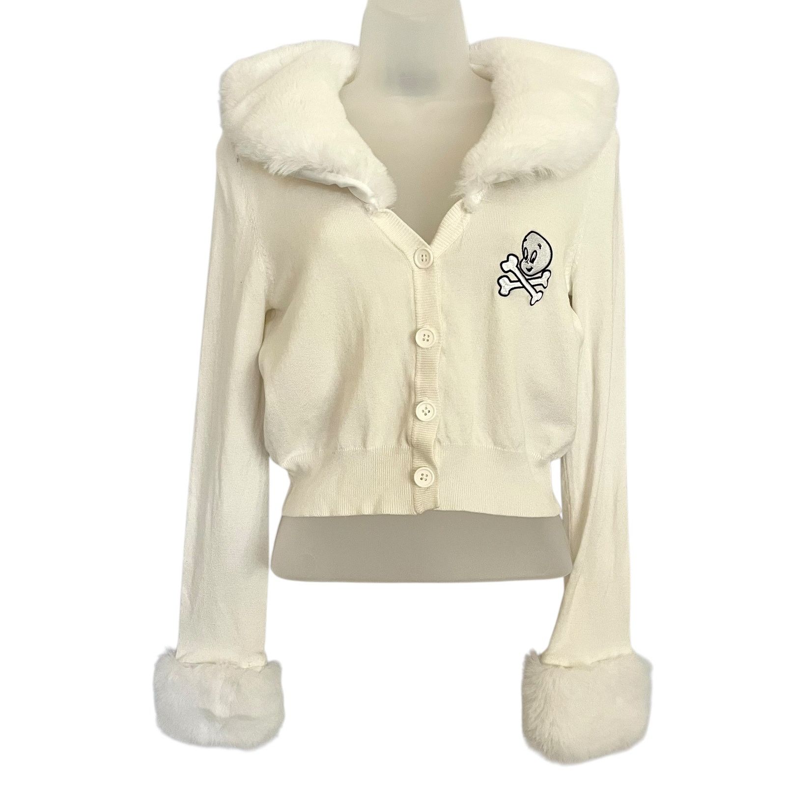 Dolls Kill Dolls Kill x Hot Stuff Casper Friendlier Than Most Cardigan Size S / US 4 / IT 40 - 1 Thumbnail