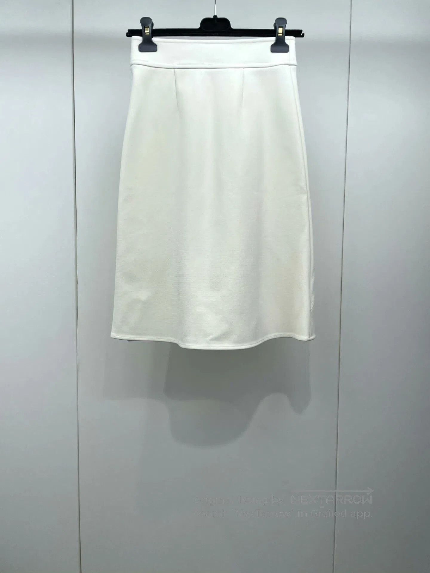 Hermes Hermes Cream Color Midi Skirt. Size 28" / US 6 / IT 42 - 2 Thumbnail