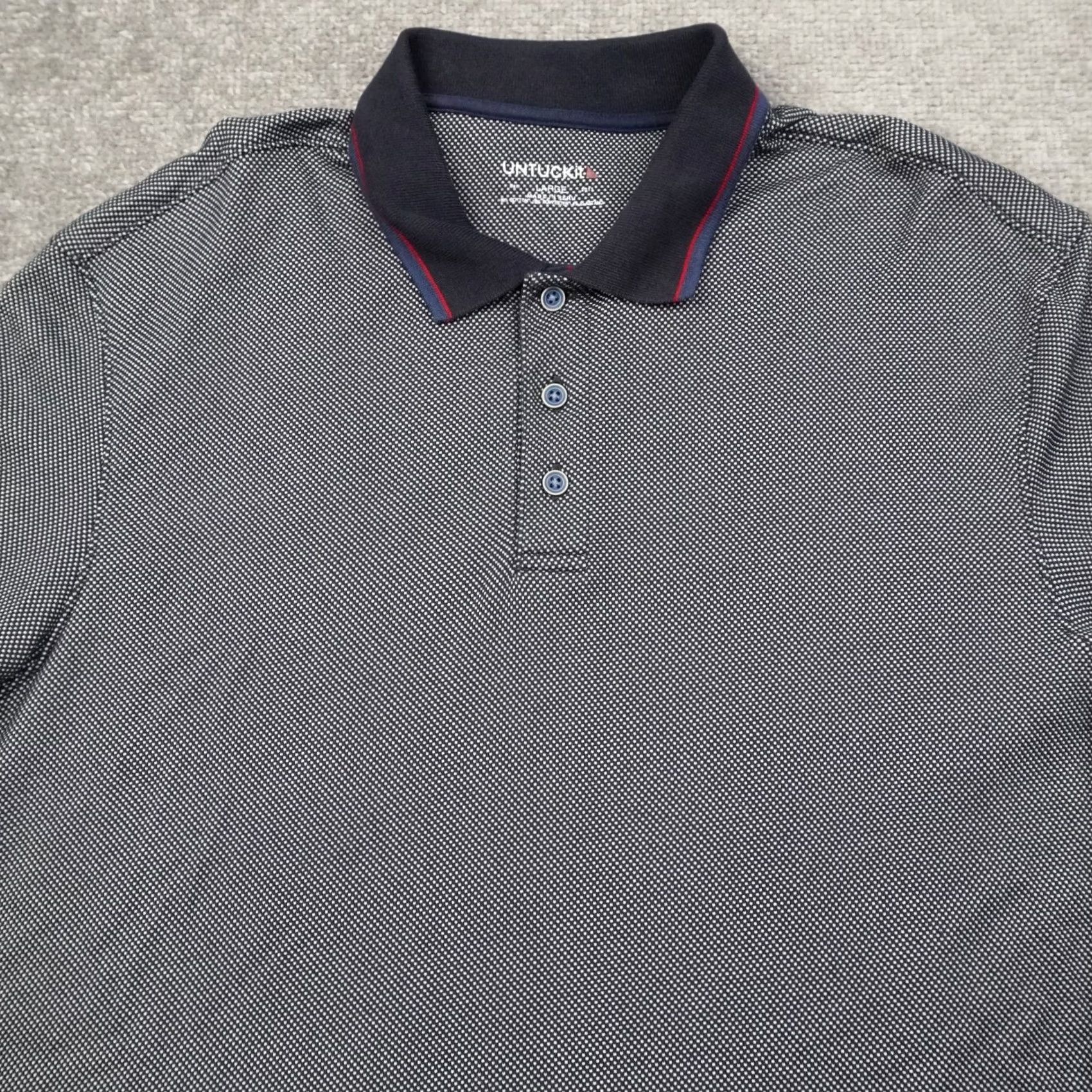 UNTUCKit UNTUCKit Polo Shirt Men L Multicolor Long Sleeve Collared Button Tee Shirt Size US L / EU 52-54 / 3 - 6 Thumbnail