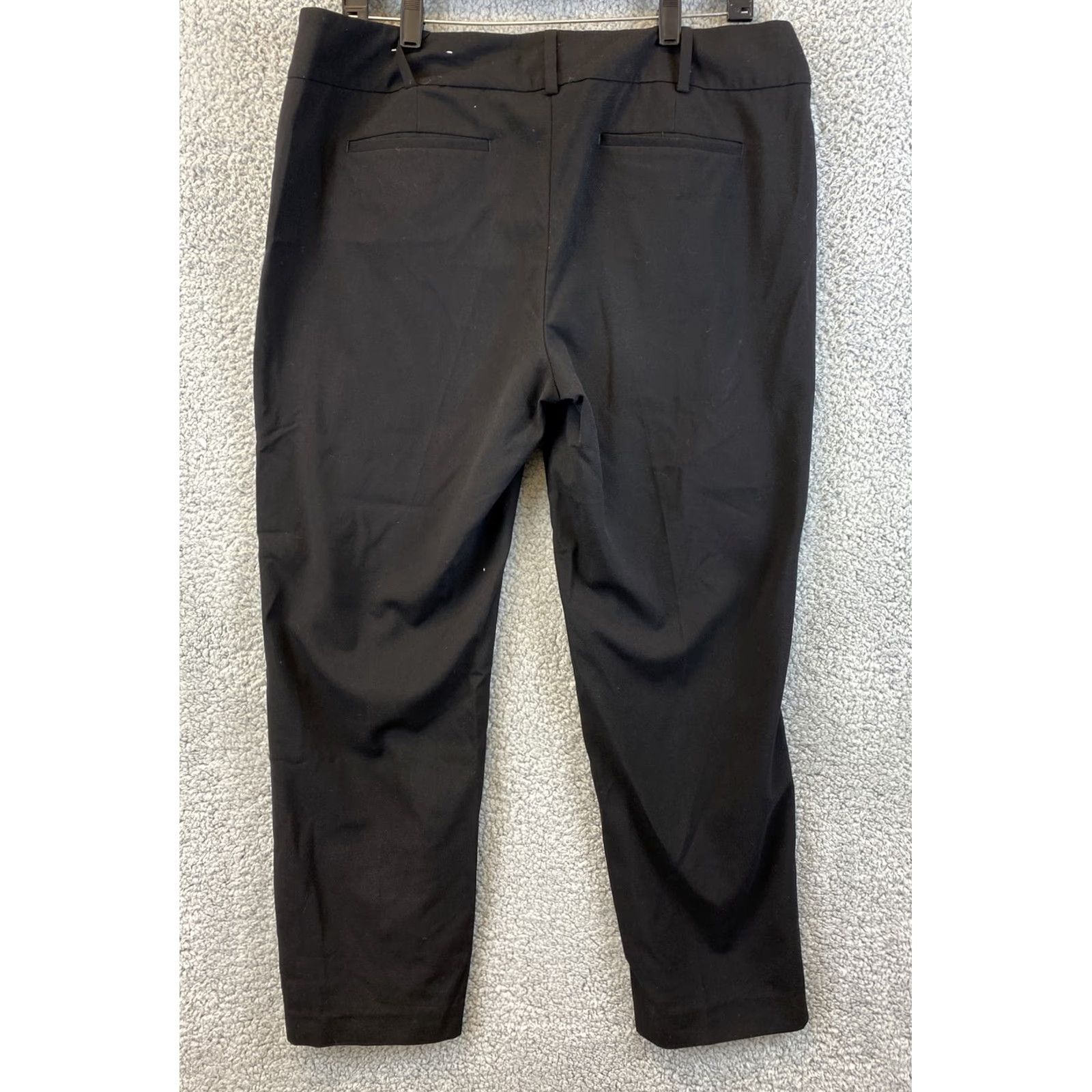 Ann Taylor Ann Taylor LOFT Dress Pants Size 12 Black / 34-38 Women Pants Dress Pants Slimming Stretch Wrinkle Resistant Pockets High Rise Size 34" / US 12 / IT 48 - 7 Thumbnail