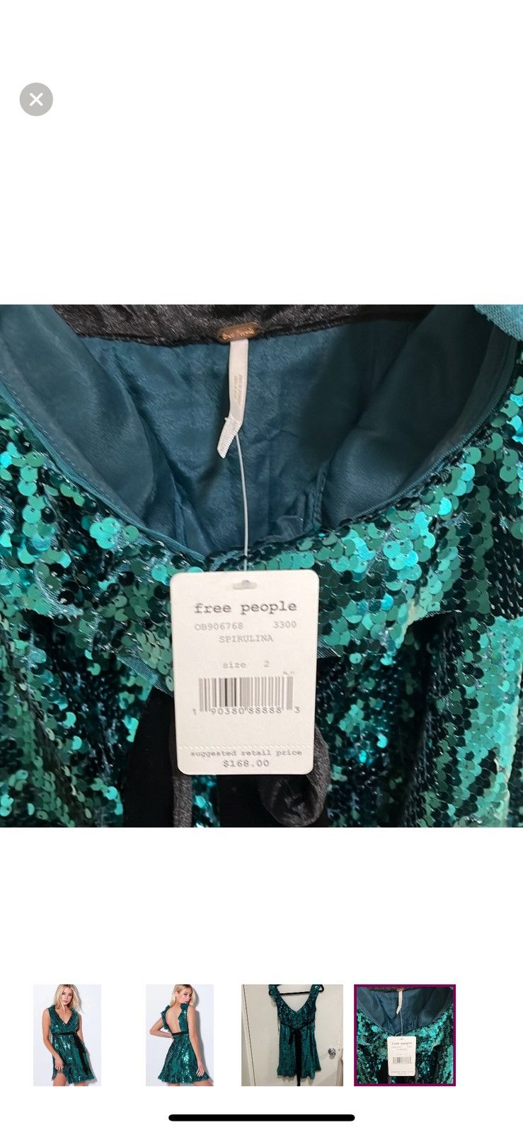 Free People Free people sequin siren tail green Size XS / US 0-2 / IT 36-38 - 4 Thumbnail