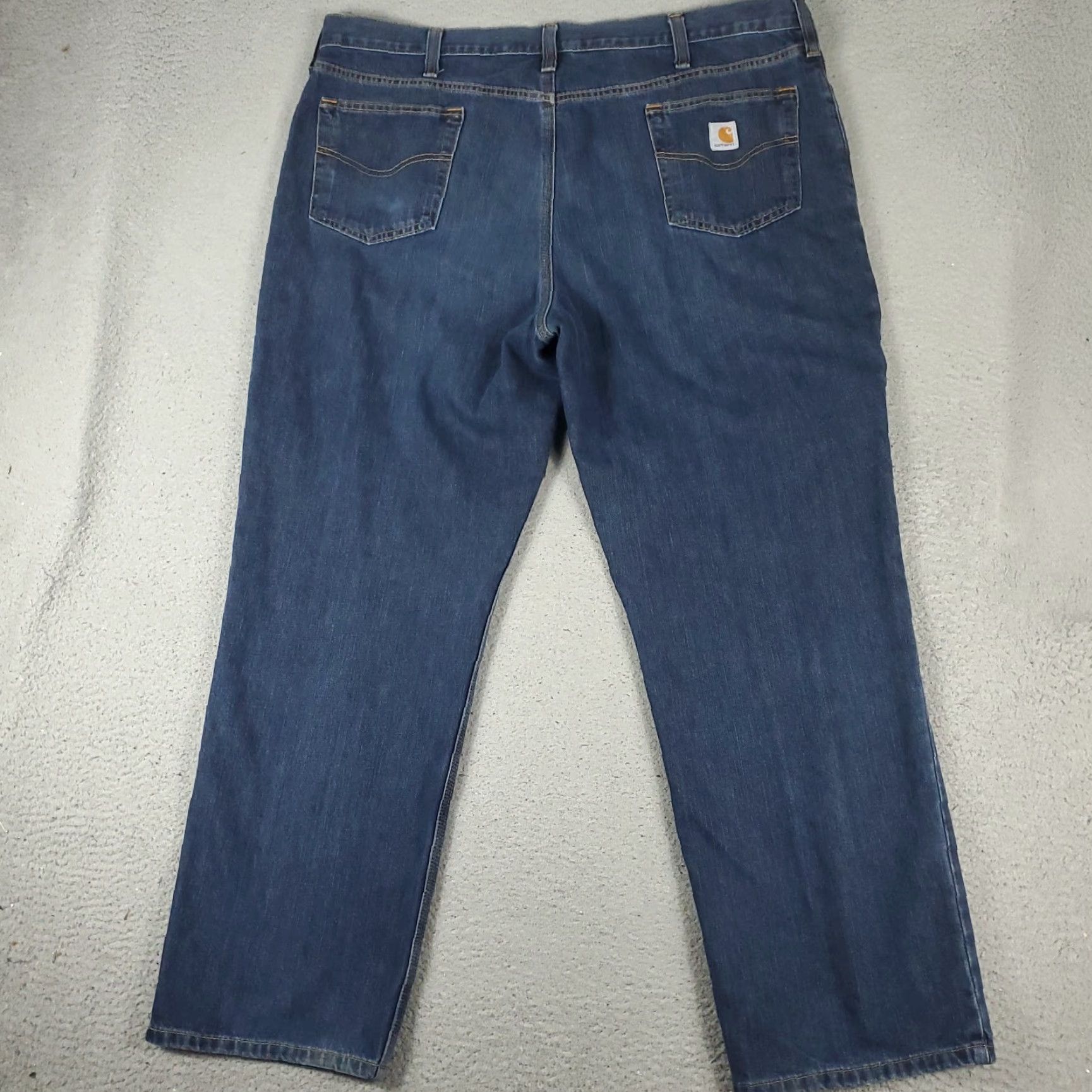 Carhartt Carhartt Jeans Mens 44x32 Blue 5-Pocket Denim Pants Baggy Relaxed Leg Straight Size US 44 / EU 60 - 7 Thumbnail