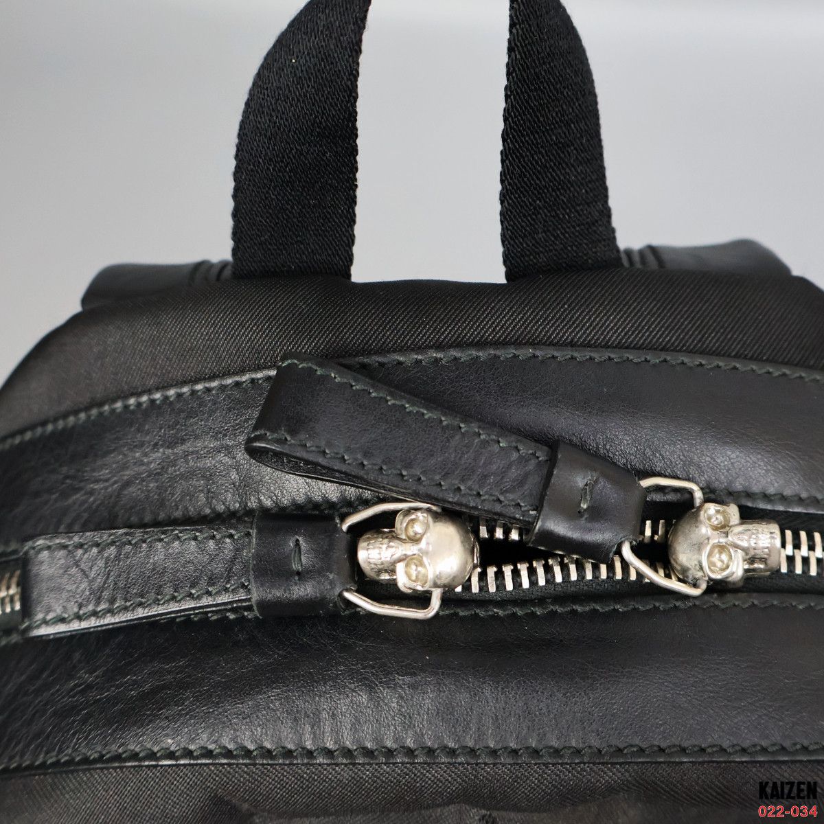 Alexander McQueen ALEXANDER MCQUEEN - LEATHER SKULL TATTOO JACQUARD BACKPACK Size ONE SIZE - 9 Thumbnail