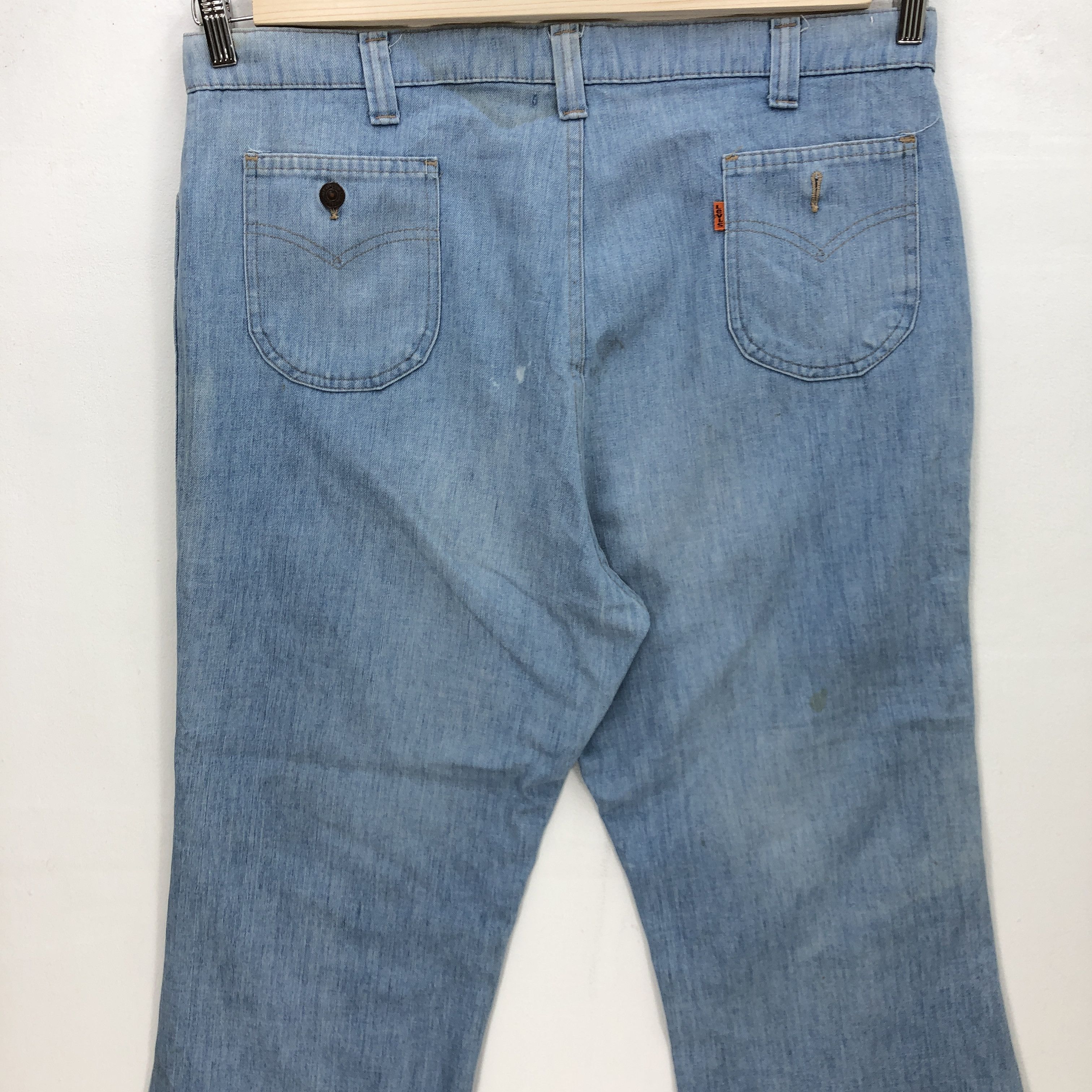 Levi's Vintage Levis 70s Boot Cut Jeans Levis For Men Flare Denim Size US 40 / EU 56 - 4 Thumbnail