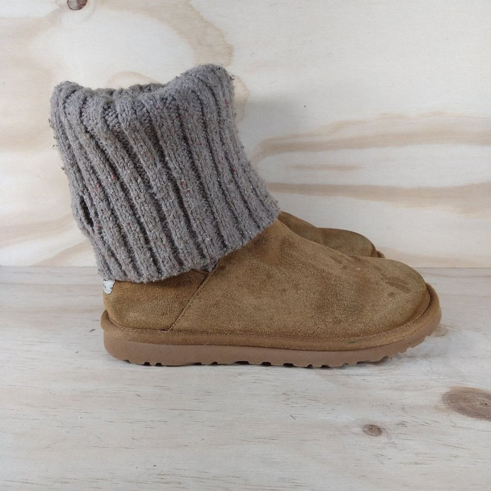 Ugg UGG Australia - ''Cambridge'' - Boots - Brown/Gray Women's 7 Size US 7 / IT 37 - 2 Thumbnail