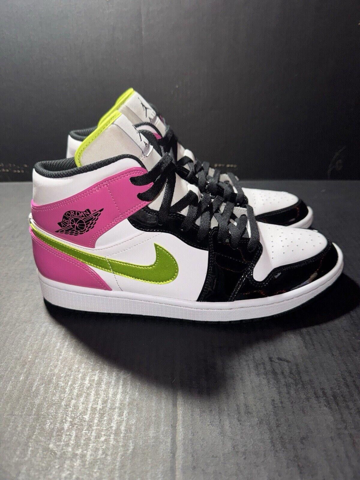 Jordan Brand Nike Air Jordan 1 Retro Mid Cyber Pink CZ9834-100 - Sz 10.5 Size US 10.5 / EU 43-44 - 1 Thumbnail