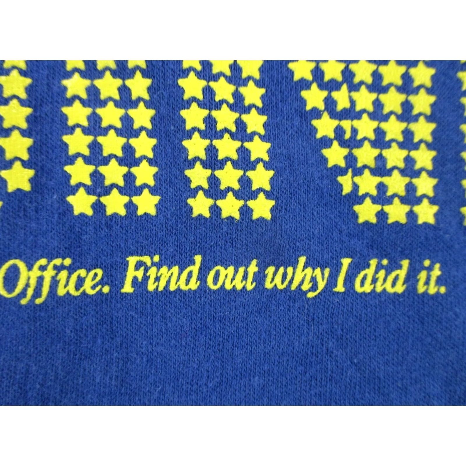 Vintage VINTAGE I SHOT VIRGINIA FILM OFFICE T-Shirt XS blue 80s 90s Mens fits like XS, cotton blend, short sleeve Size US XS / EU 42 / 0 - 6 Thumbnail