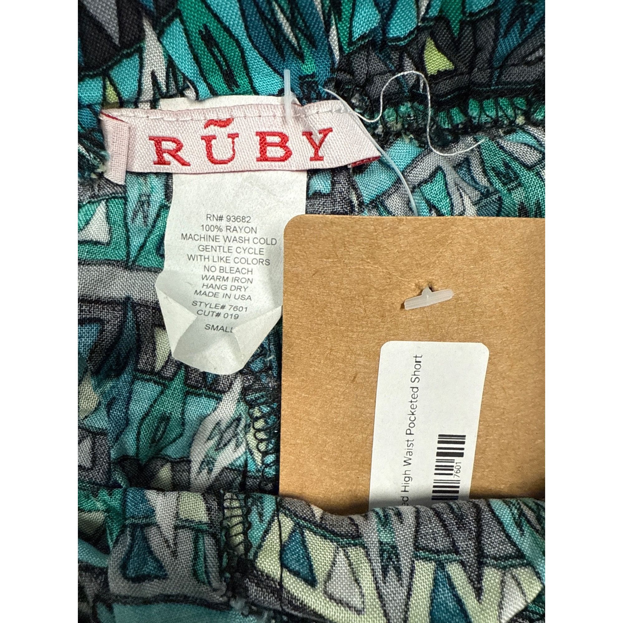Other Women's Printed High Waist Pocketed Shorts Small Size 24" / US 00 / IT 34 - 3 Thumbnail