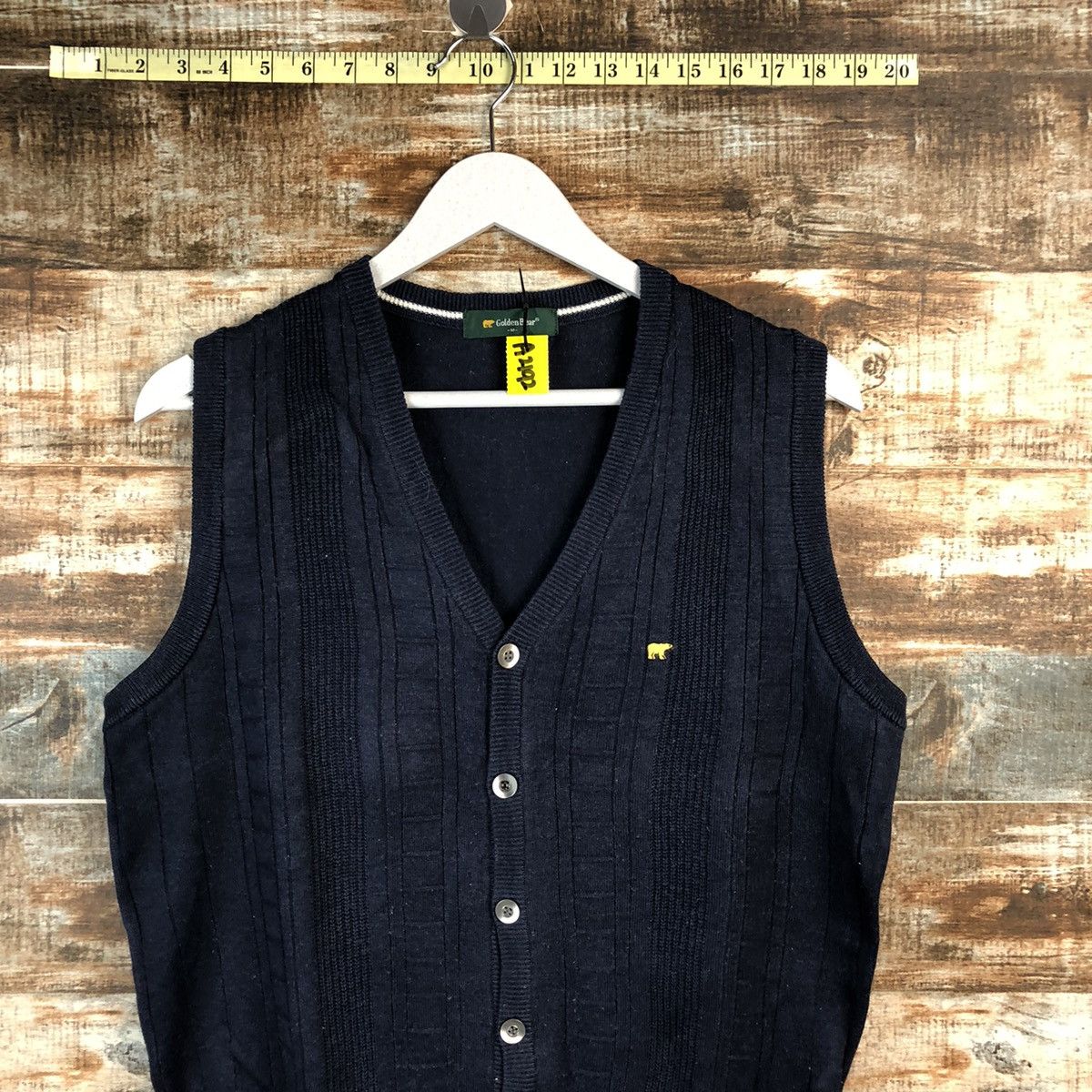 Golden Bear × Vintage Golden Bear Dark Blue vintage Vest #A2192 Size US M / EU 48-50 / 2 - 2 Thumbnail