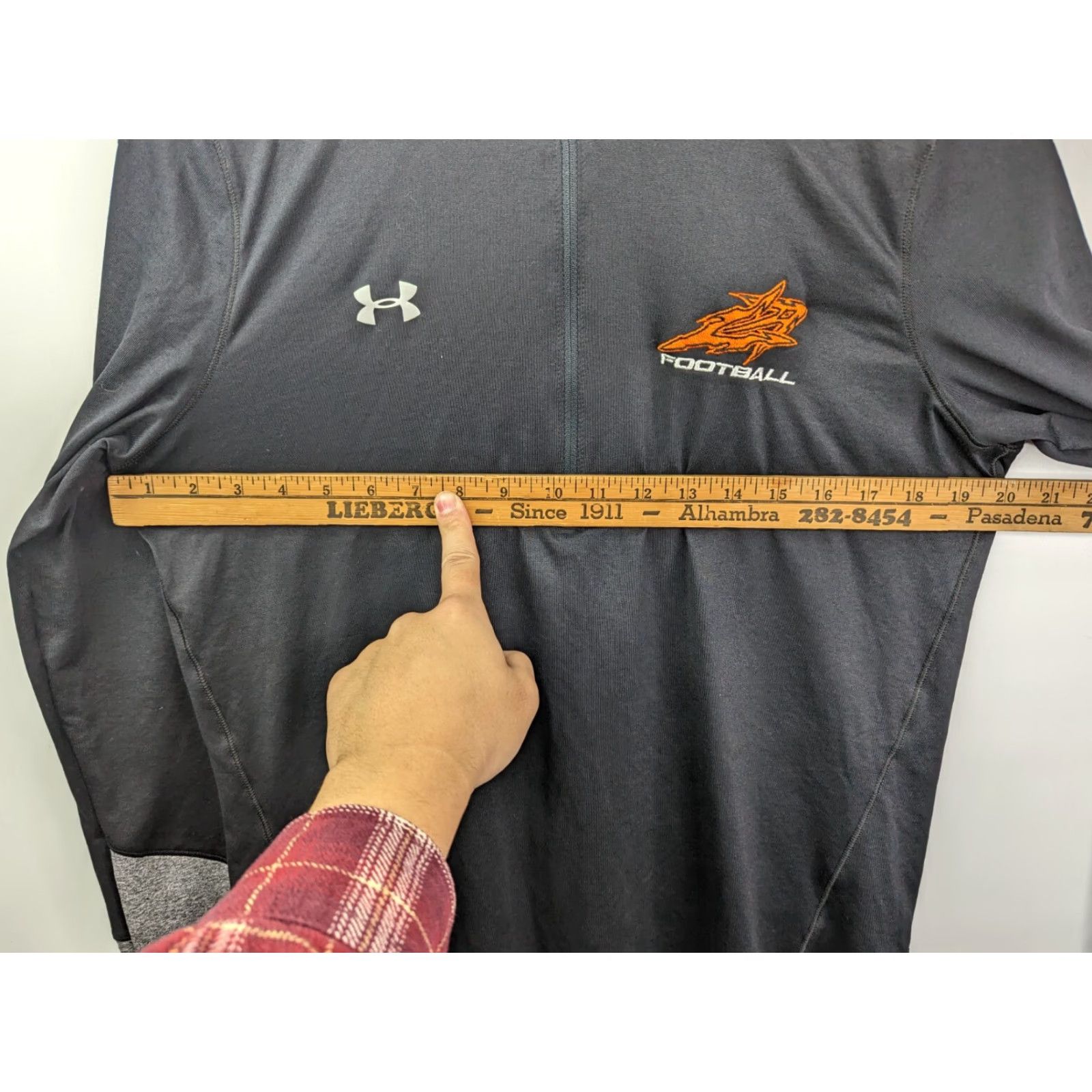 Under Armour Under Armour Football Pullover Black 1/4 Zip Jacket Mens L Long Sleeve Activewear Core Gear Size US L / EU 52-54 / 3 - 7 Thumbnail