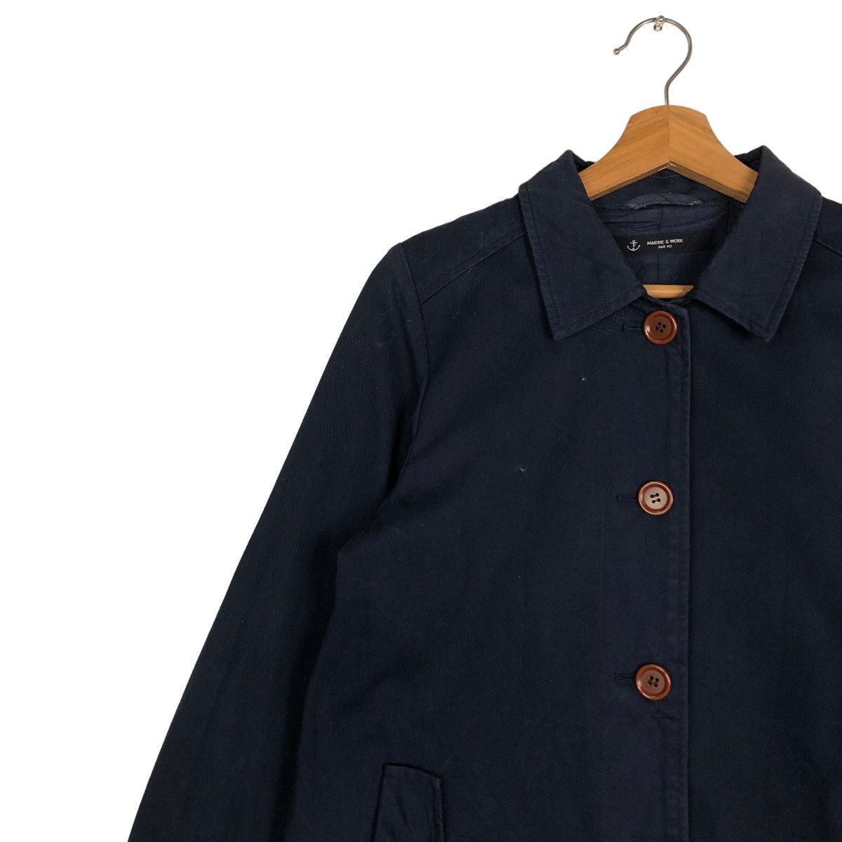 Blue Blue Japan 🔥Vtg Marine & Work Par Ici Chore Jacket Japan Kapital Size US M / EU 48-50 / 2 - 7 Thumbnail