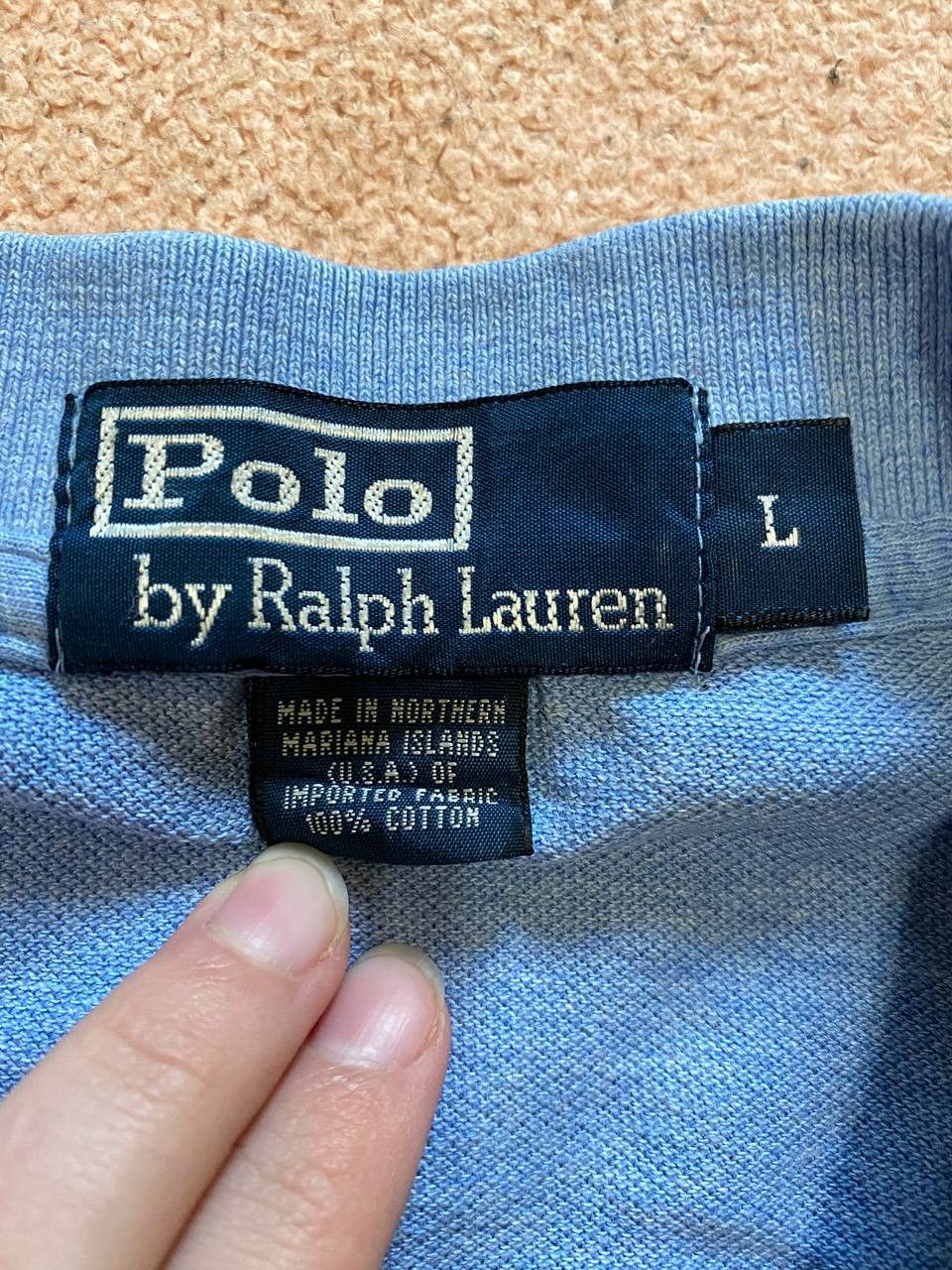 Polo Ralph Lauren Vintage Polo Ralph Lauren Polo T Shirt Tee Size US L / EU 52-54 / 3 - 3 Thumbnail
