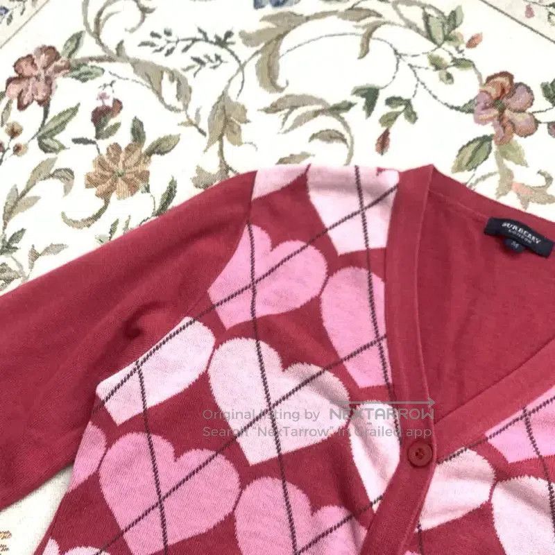 Other Burberry Pink Heart Pattern Long Sleeve Cardigan. Size M / US 6-8 / IT 42-44 - 2 Thumbnail