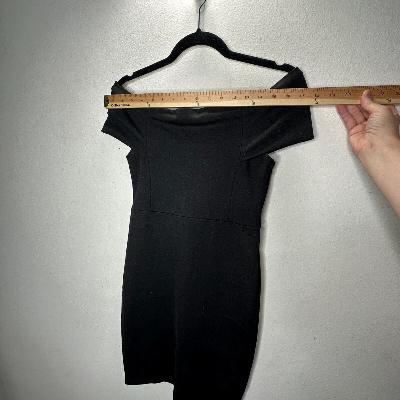 Zara Zara Sexy Black Off-Shoulder Bandeau bodycon Dress Medium Size M / US 6-8 / IT 42-44 - 12 Thumbnail