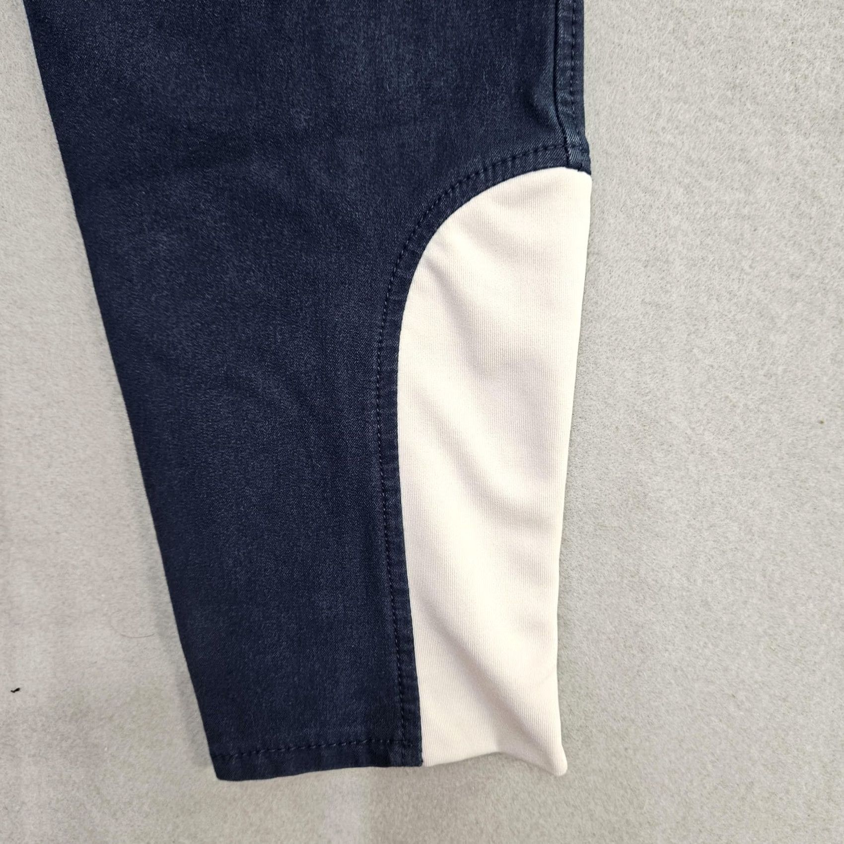 Vintage Devon-Aire Pants Womens 26 Blue Riding Jegging Knee Patch Equestrian Breeches Size 26" / US 2 / IT 38 - 6 Thumbnail
