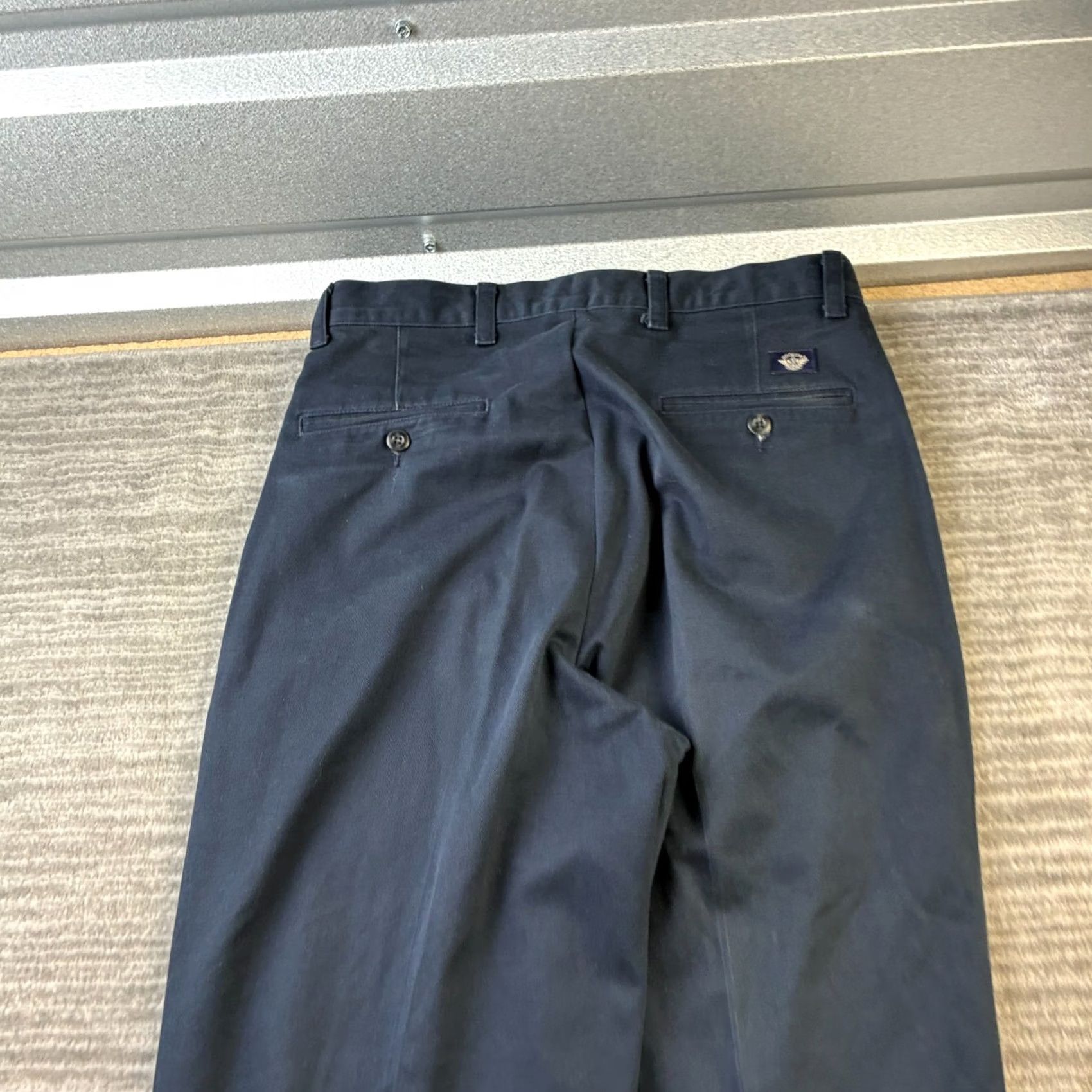 Dockers VINTAGE Dockers Pants Mens 31x34 Blue Trousers Double Pleated 2003 Size US 31 - 6 Thumbnail