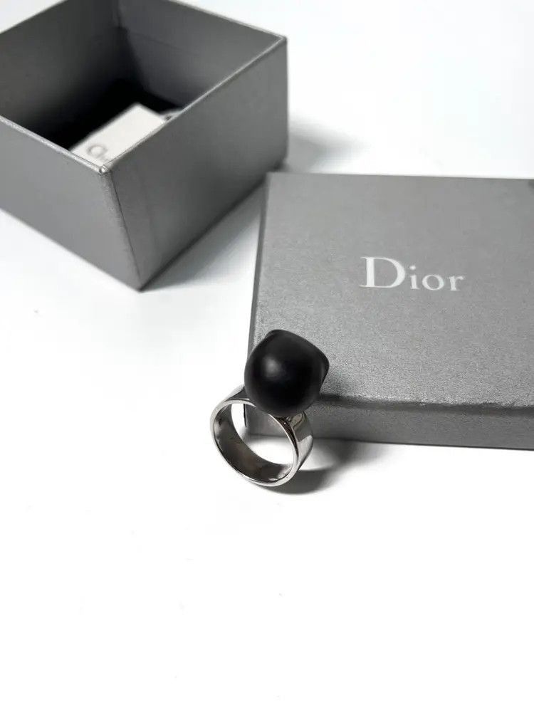 Dior Sz 6 Dior Homme 05SS Wood Skull Ring Size ONE SIZE - 2 Thumbnail