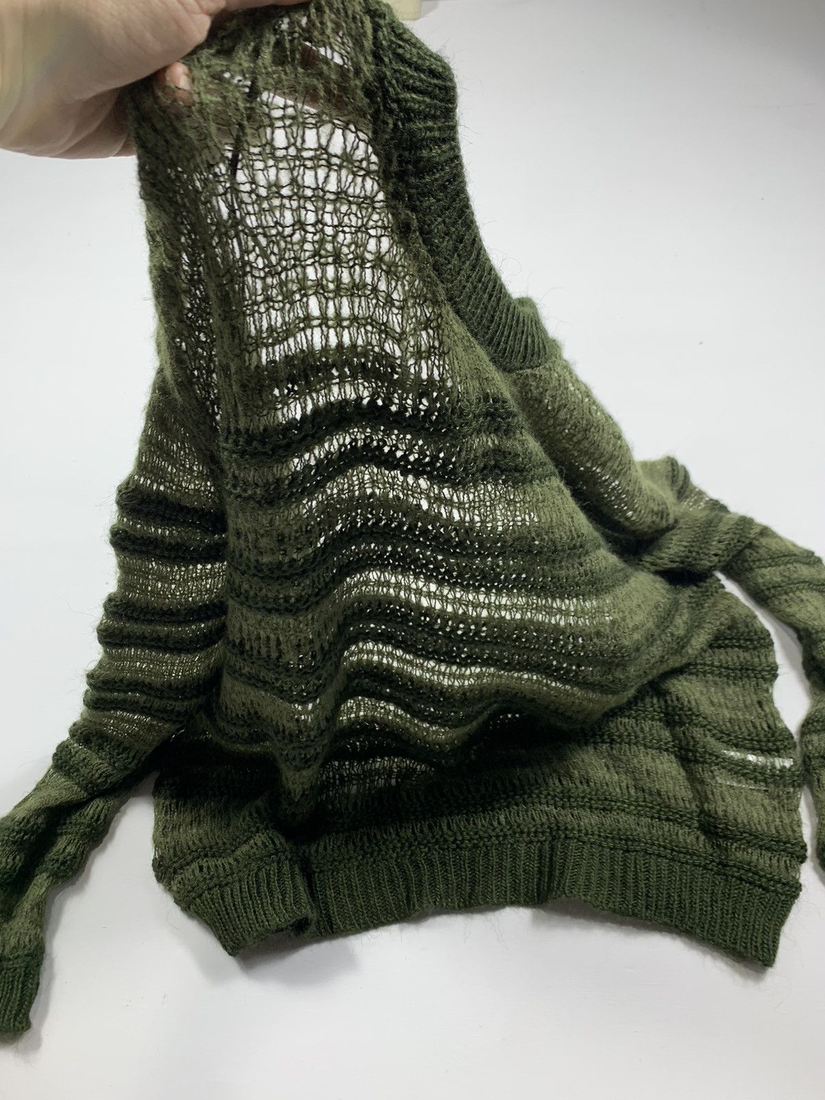 20471120 Stripe Grunge Sweater Kurt Cobain Style Size US L / EU 52-54 / 3 - 3 Thumbnail