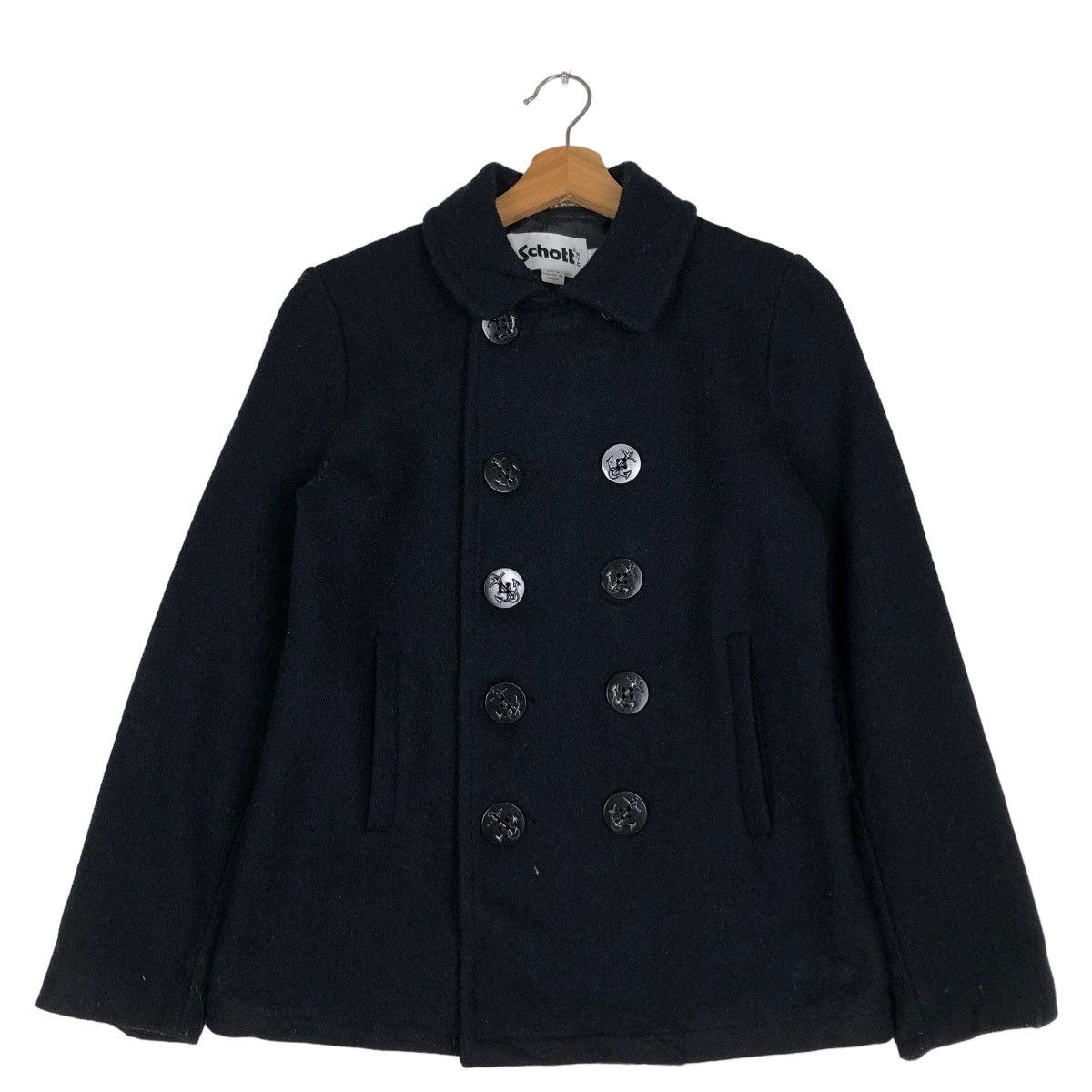 Schott 🔥Vintage Wool Duffle Jacket Schott Double Breast Size US M / EU 48-50 / 2 - 1 Thumbnail