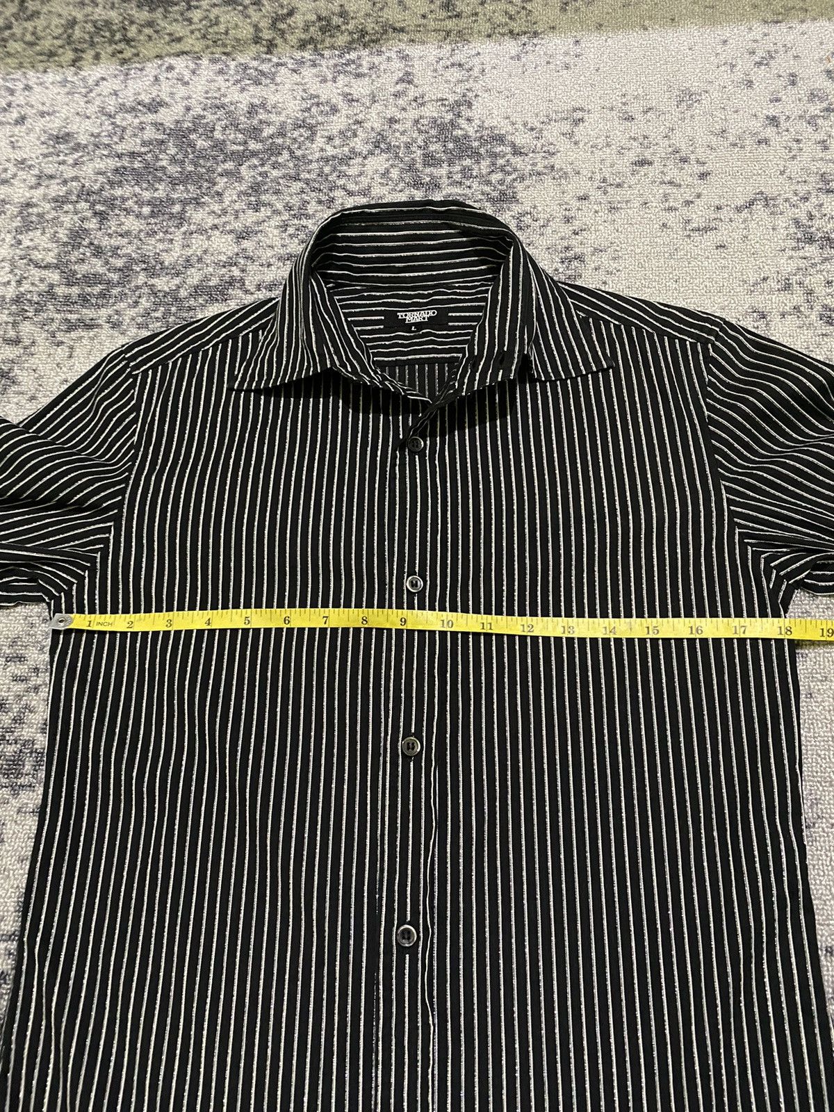 Tornado Mart Tornado mart ifsixwasnine striped shirt Size US L / EU 52-54 / 3 - 8 Thumbnail