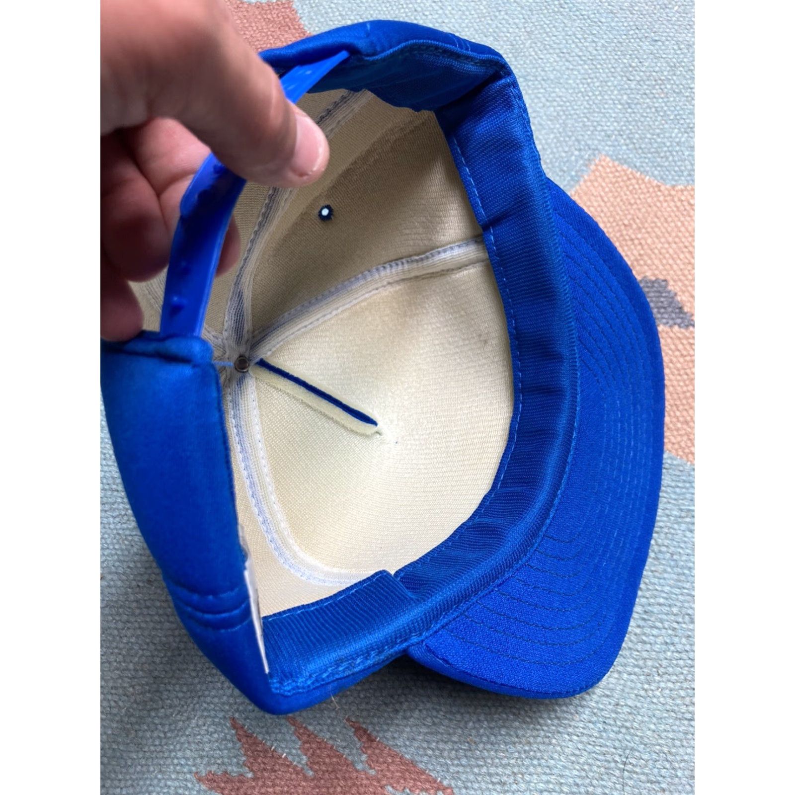Vintage VINTAGE SnapBack Hat Countryside Vet Service Veterinary Real Drink Milk Country Farm 80s NOS Adjustable Blue Men Hat Mens Size ONE SIZE - 7 Thumbnail