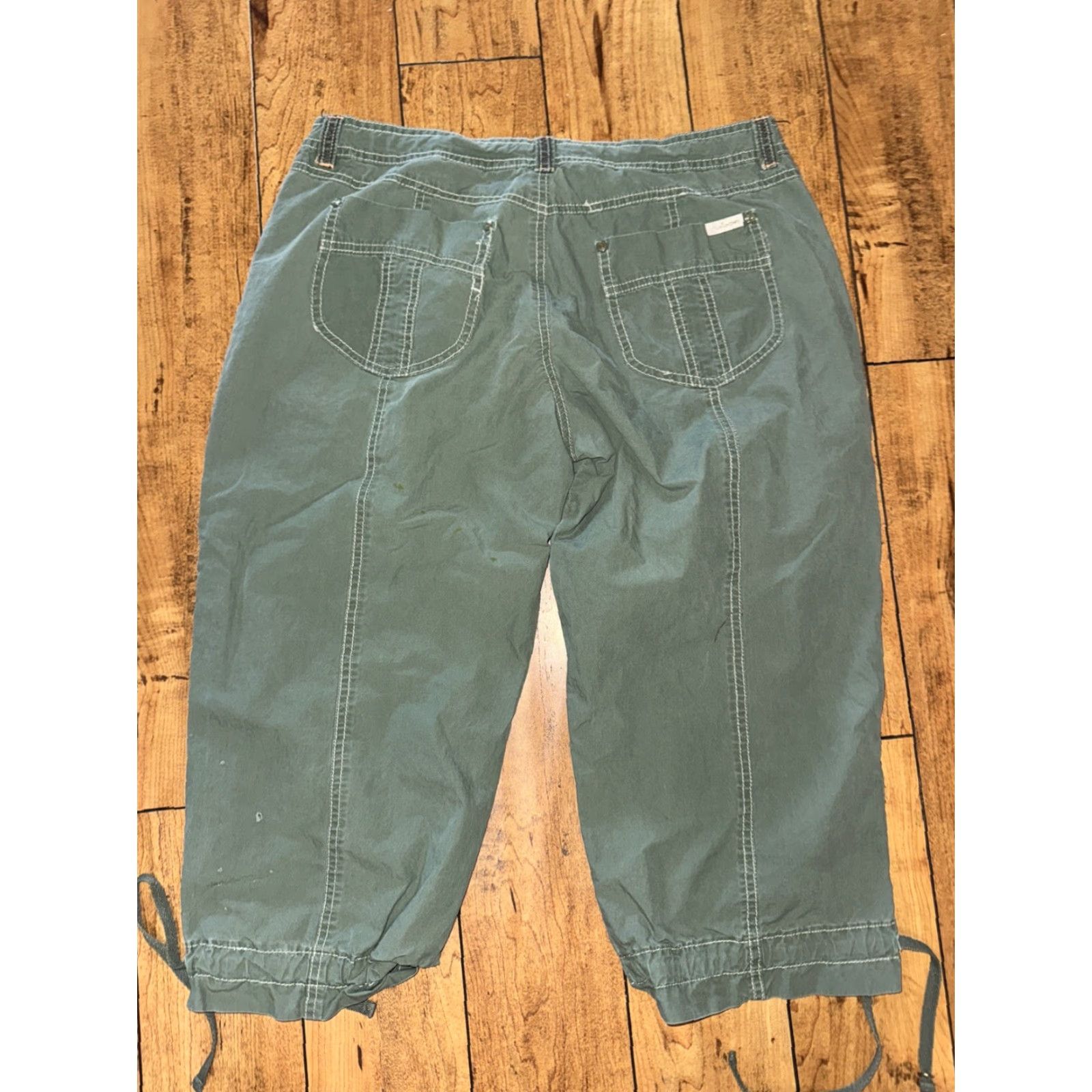 Vintage VINTAGE Union Bay Capris Pants Green Size 13 Woman Regular Pants Capris Green Union Bay Women 13 Size Size 34" / US 12 / IT 48 - 6 Thumbnail
