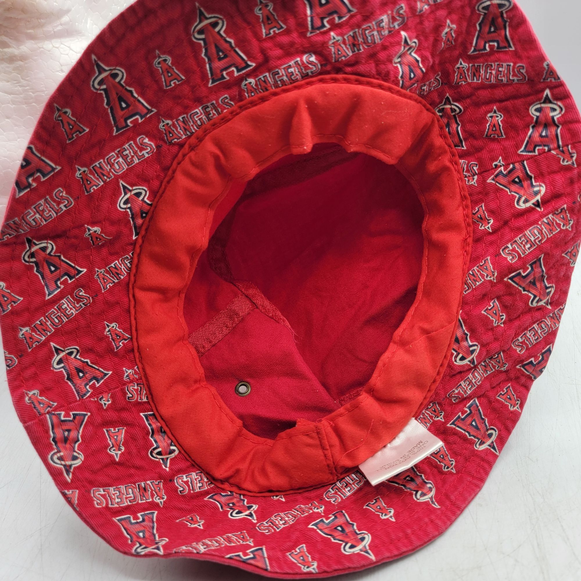 Other Los Angeles Angels Adults Red Bucket Hat Baseball Sports Cas Size ONE SIZE - 9 Thumbnail