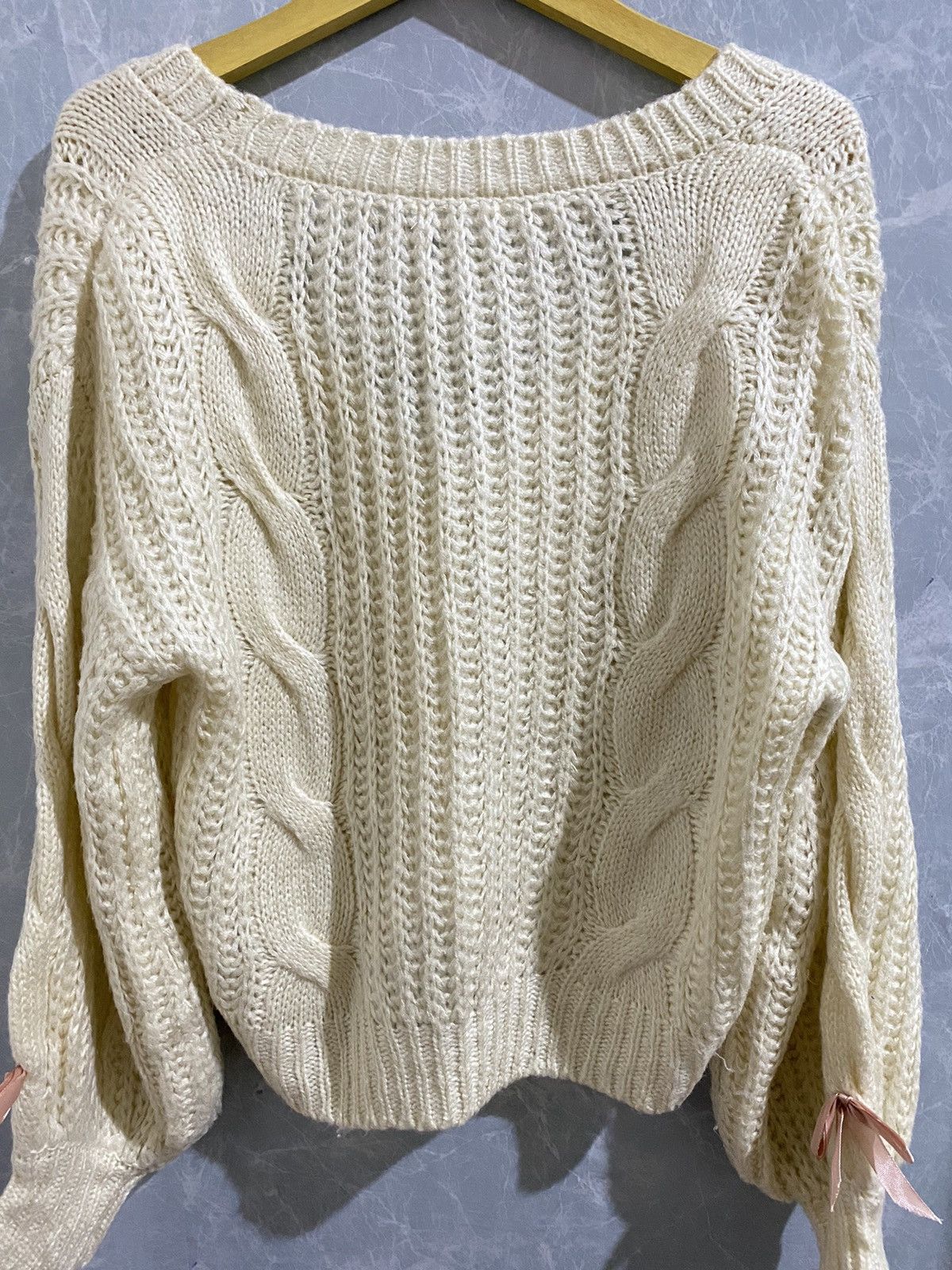 Japanese Brand × Vintage Vintage Olive des olive cable knit sweater Size M / US 6-8 / IT 42-44 - 7 Thumbnail