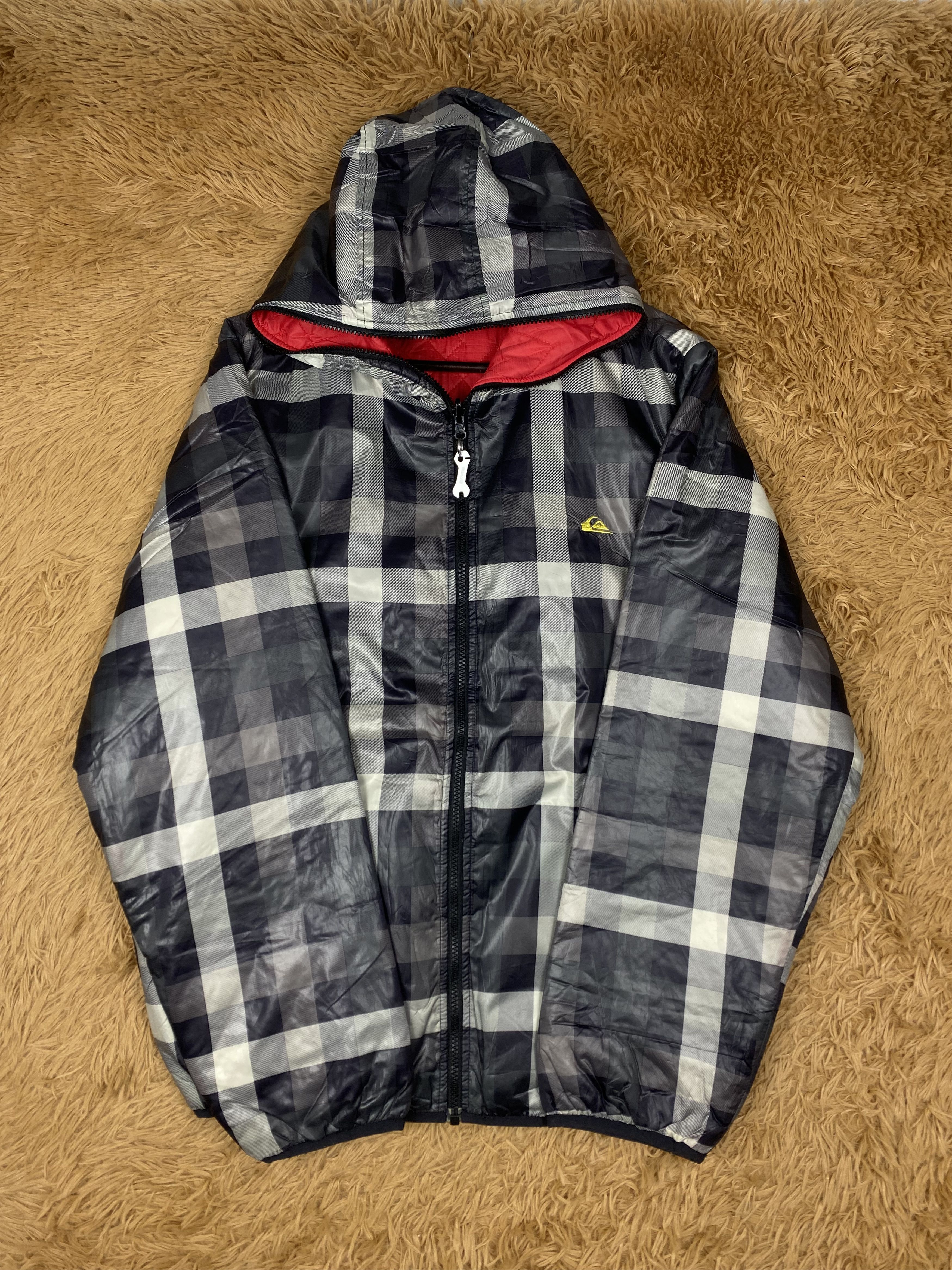 Quiksilver Vintage Quiksilver Quilted Reversible Jacket DJ0263 Size US L / EU 52-54 / 3 - 5 Thumbnail