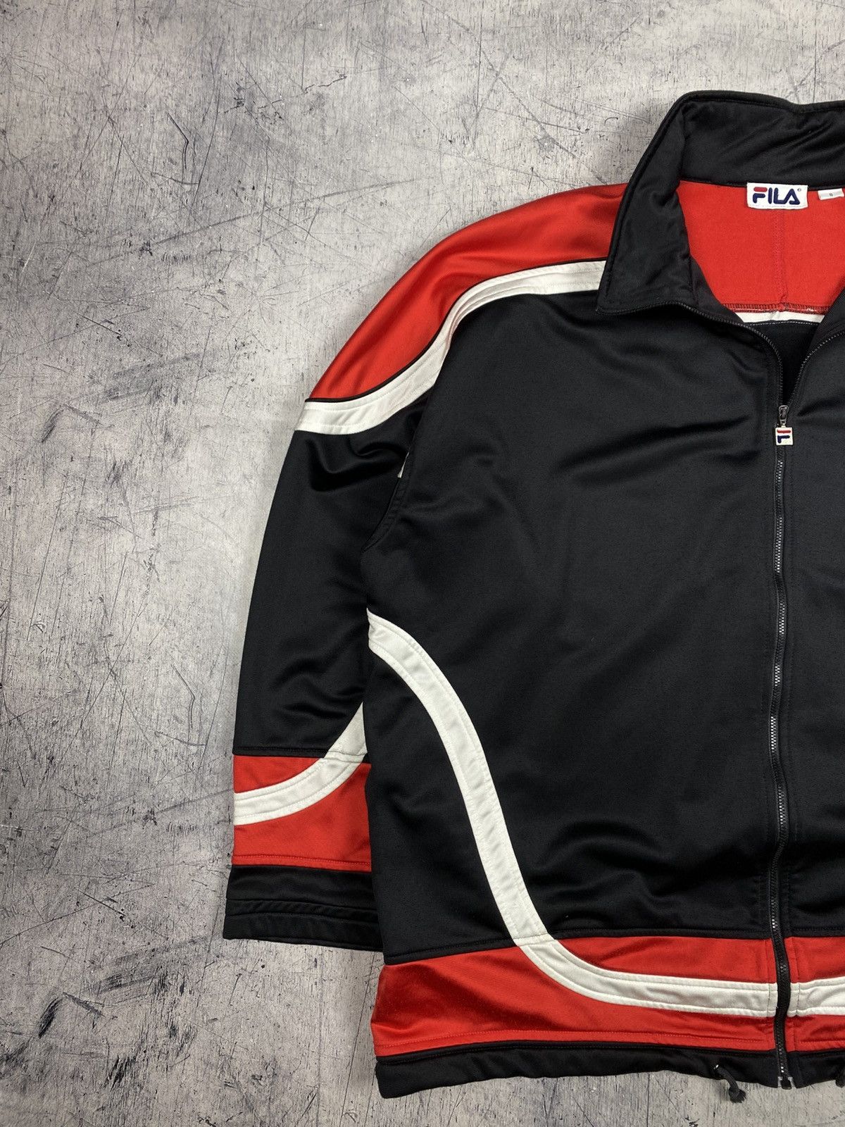 Fila Vintage FILA Track Jacket Big Embroider Logo Size US XXL / EU 58 / 5 - 3 Thumbnail