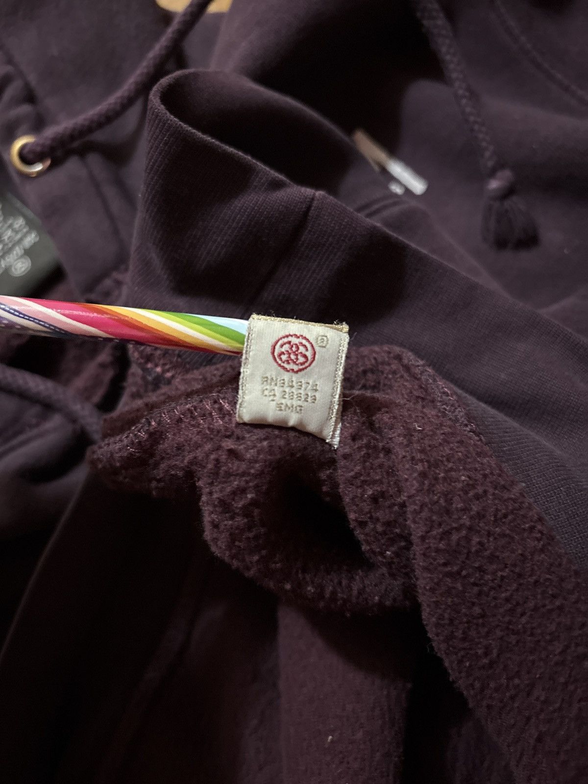 Japanese Brand Vintage 90’s Stussy Worldwide World Tour Distressed Hoodie Size US M / EU 48-50 / 2 - 8 Thumbnail