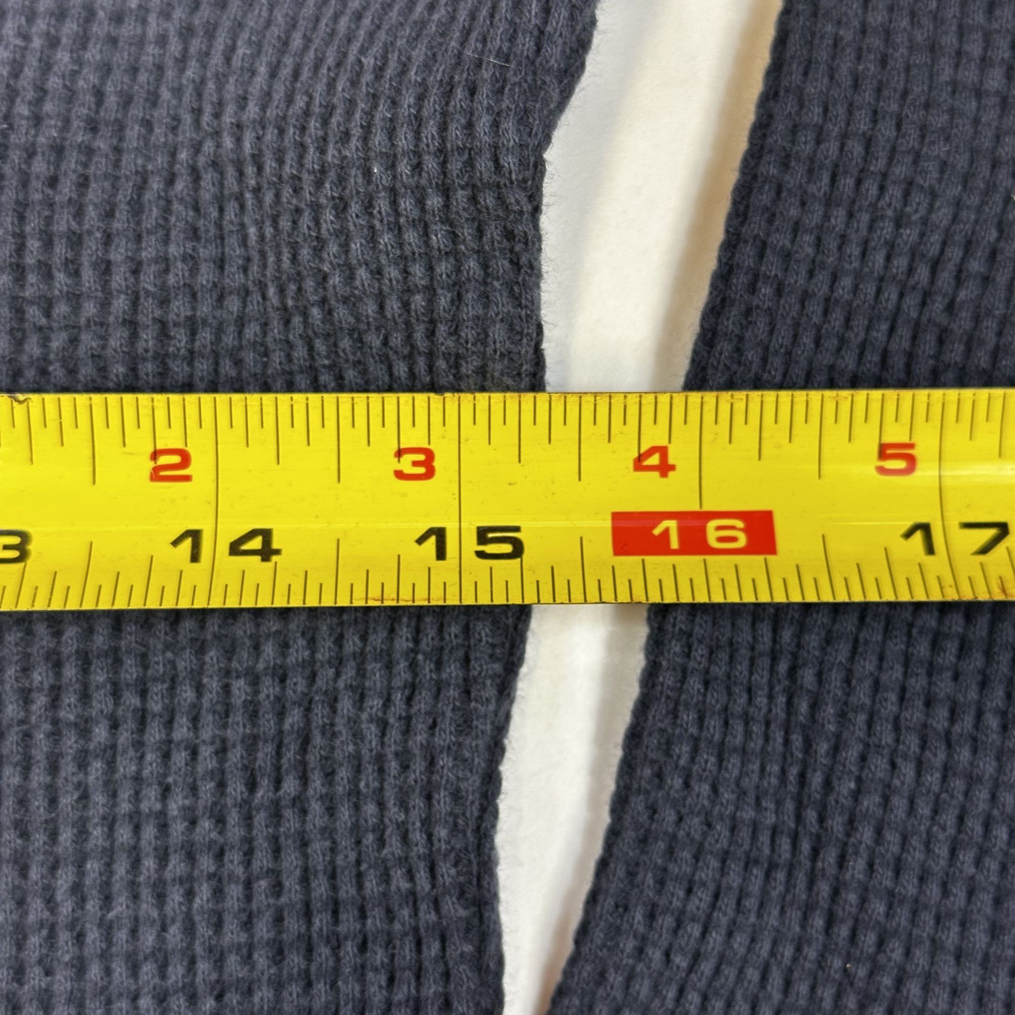 Ralph Lauren Ralph Lauren Polo Jeans Co. Navy Waffle Knit Long Sleeve Shi Size L / US 10 / IT 46 - 4 Thumbnail