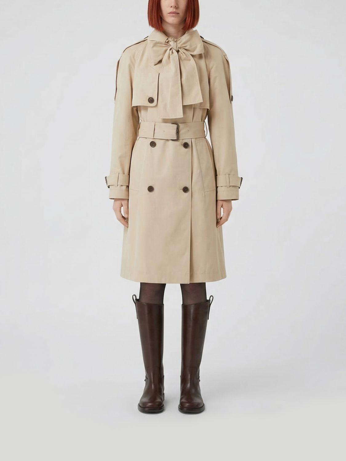 Burberry Burberry Jacket Woman Ivory Size S / US 4 / IT 40 - 1 Thumbnail