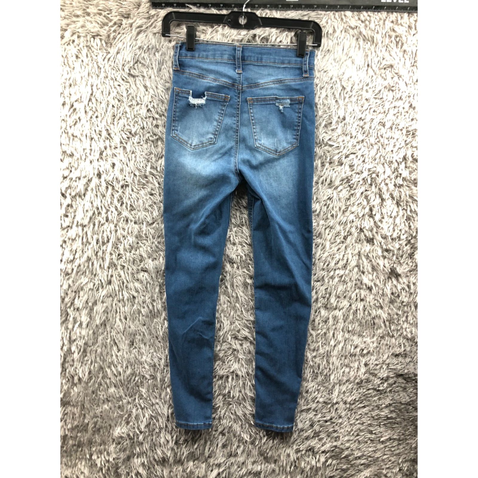 Vintage VINTAGE Celebrity Pink The Spice Skinny Jeans Junior Size 3 Medium Wash Blue Womens Jeans Size 26" / US 2 / IT 38 - 5 Thumbnail