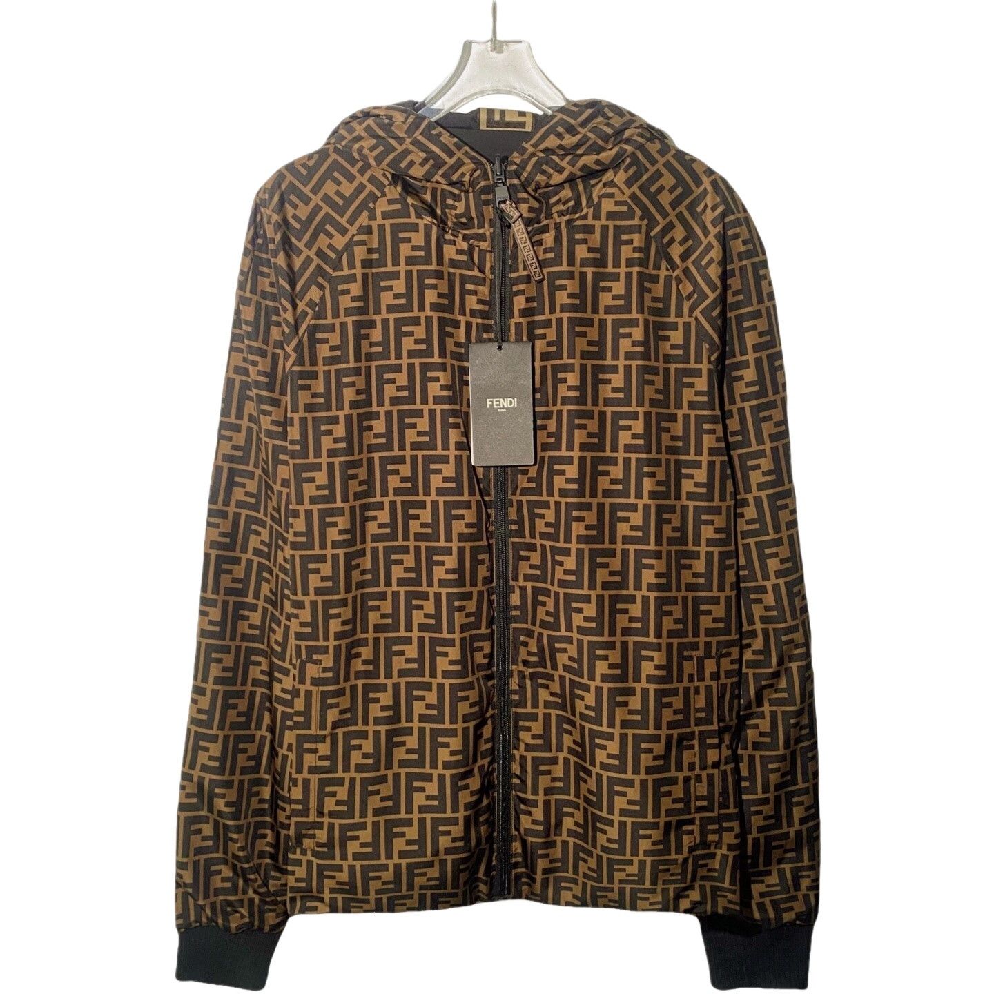 Fendi Fendi Reversible Zucca Print Hooded Jacket Size 46 Size US S / EU 44-46 / 1 - 1 Thumbnail
