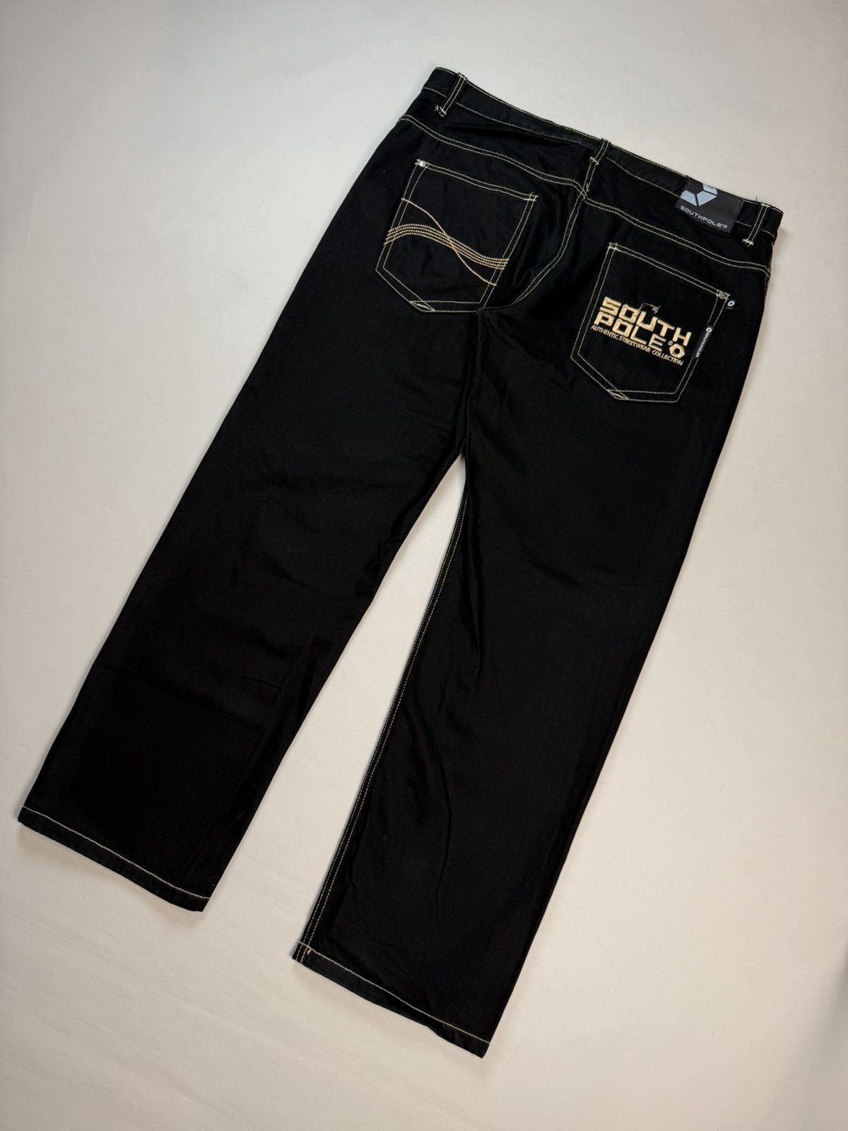 Southpole Southpole Men’s Y2K Rap Baggy Denim Wide Leg Jeans Size 44 Size US 36 / EU 52 - 20 Thumbnail