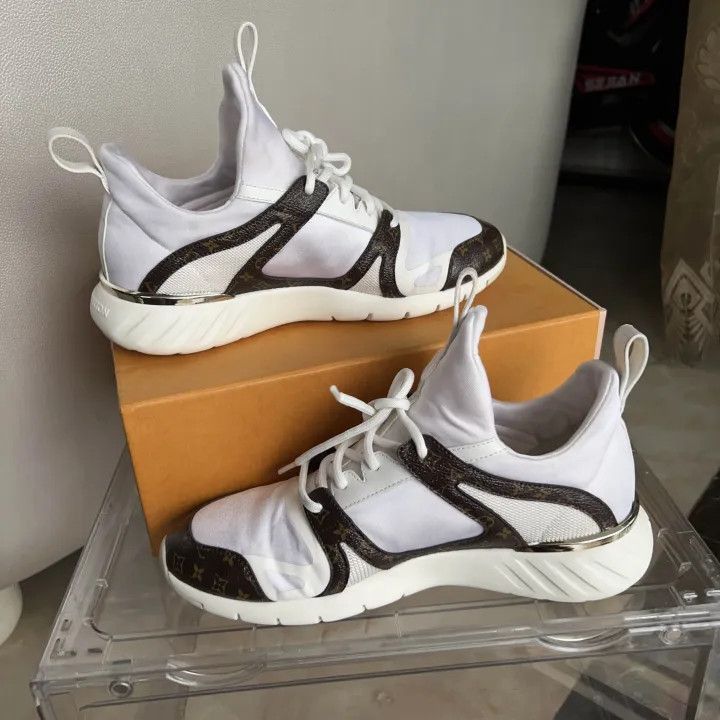 Louis Vuitton Louis Vuitton Aftergame Monogram Canvas Sneakers -2508 Size US 8 / IT 38 - 6 Thumbnail