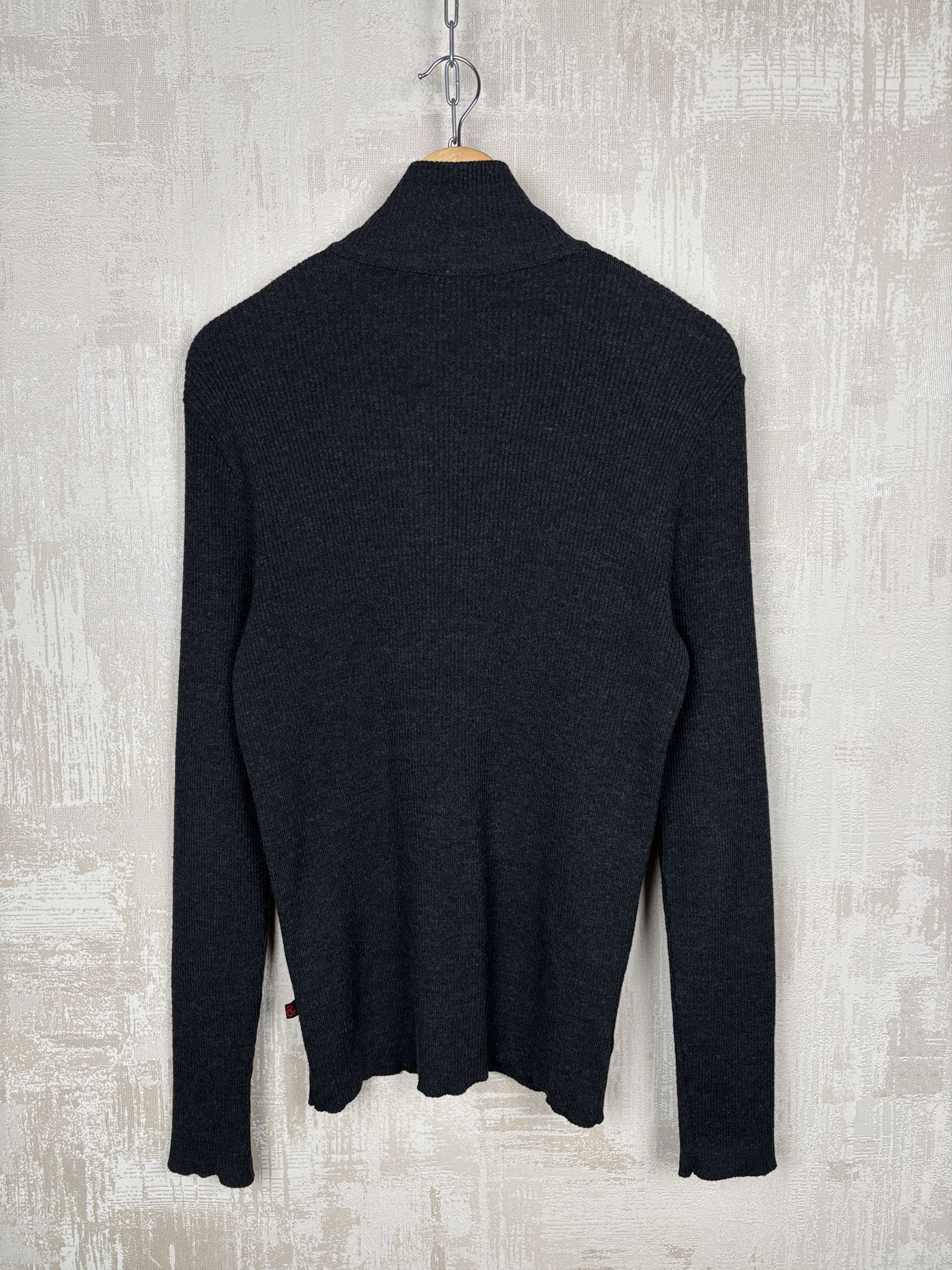 Dolce & Gabbana Vintage D&G Dolce & Gabbana Zip Ribbed Sweater Wool Blend Size US M / EU 48-50 / 2 - 16 Thumbnail