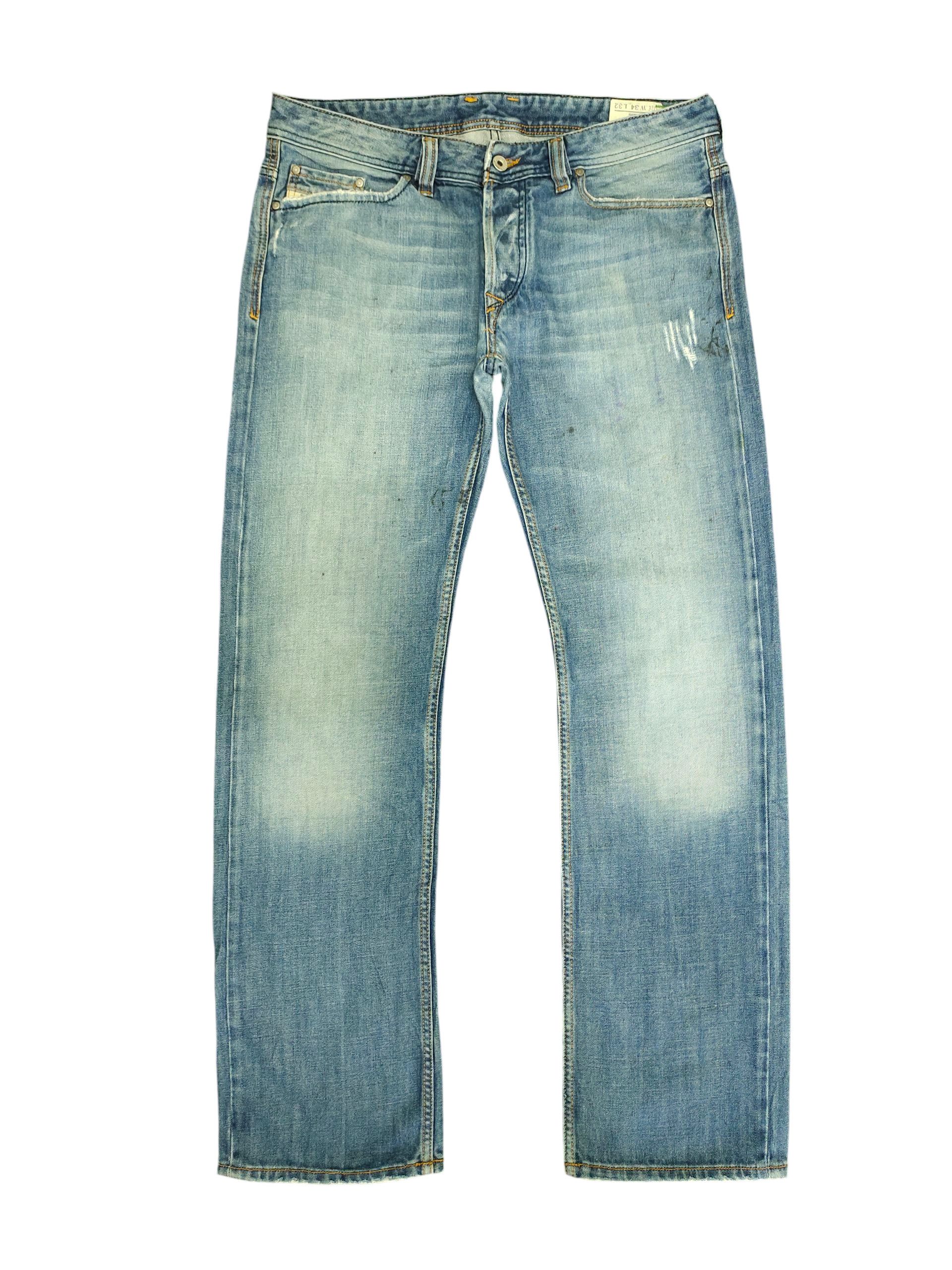 Diesel Vintage Y2k Diesel Viker Clawmark Distress Denim Jeans Size US 34 / EU 50 - 1 Thumbnail