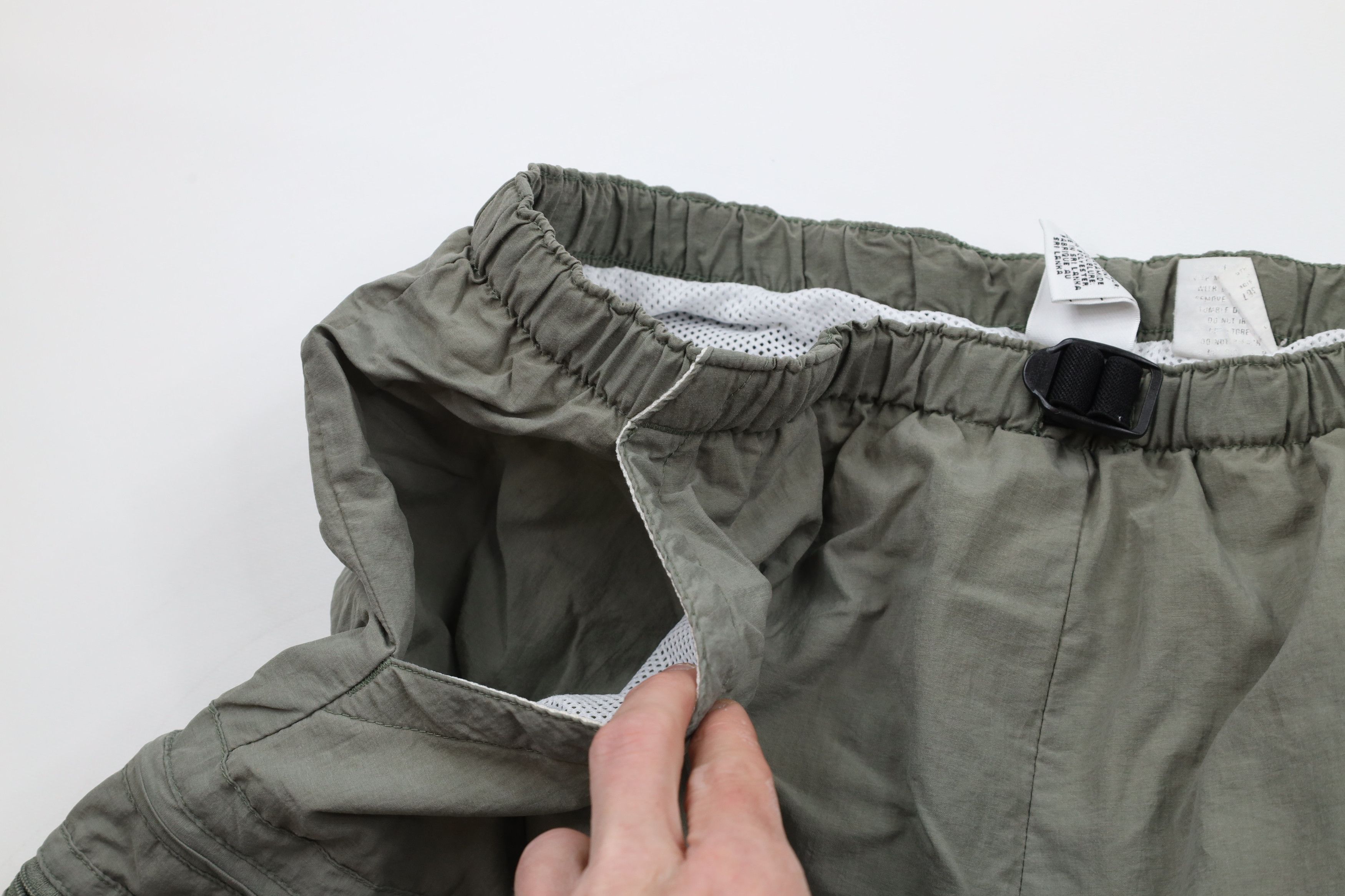 Columbia × Vintage Vintage 90s Columbia Lined Belted Above Knee Shorts Green Size US 34 / EU 50 - 6 Thumbnail