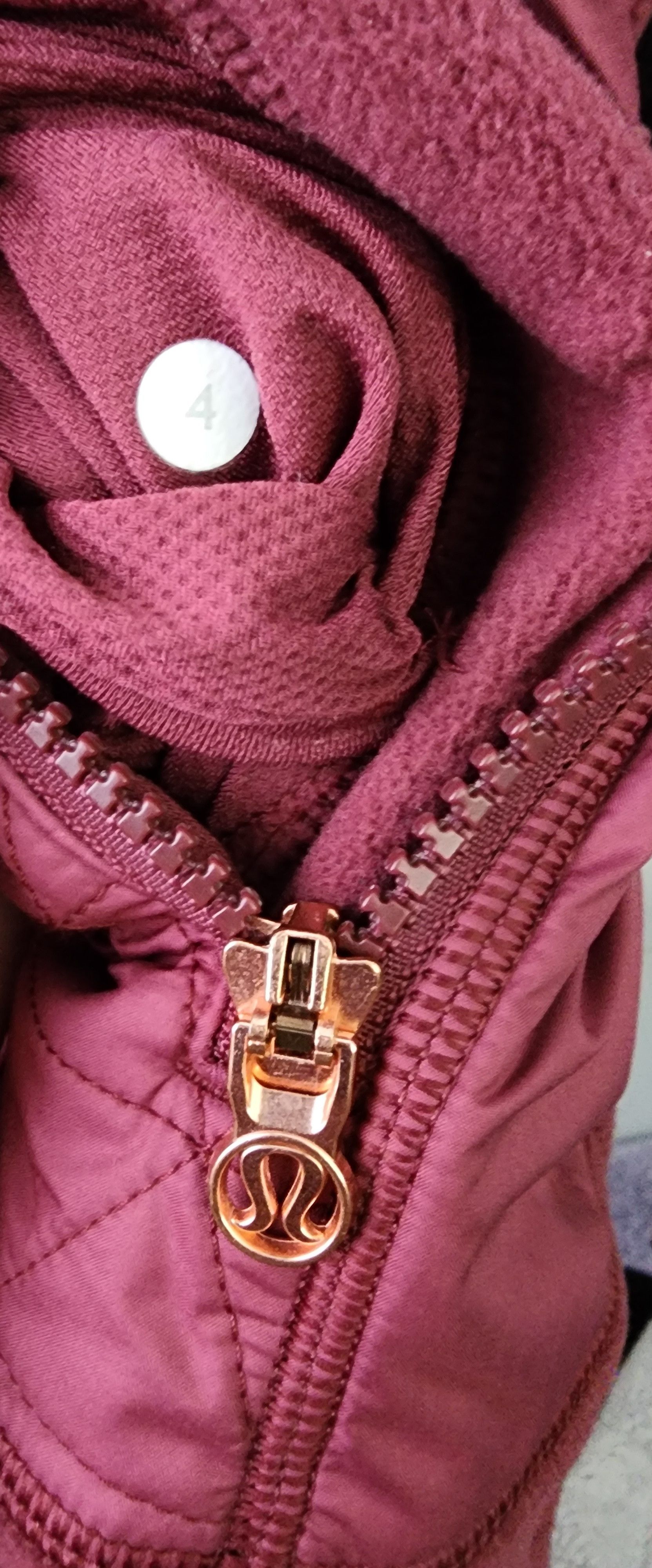 Lululemon Lululemon Fleecy Keen Jacket III Wine Berry Size 4 Size S / US 4 / IT 40 - 3 Thumbnail