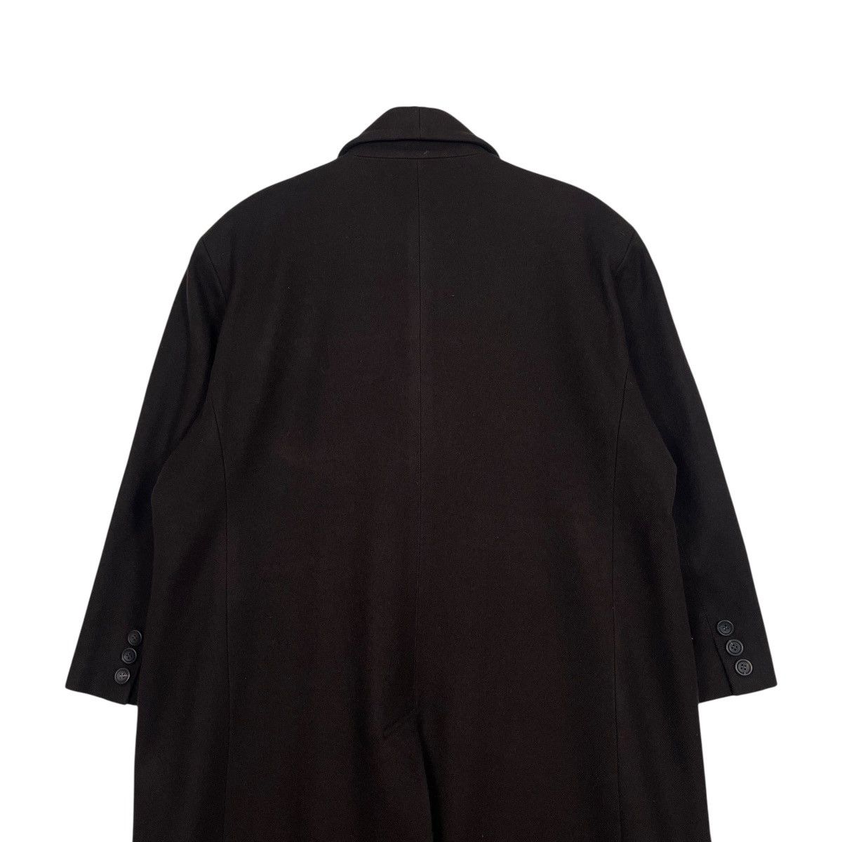 Issey Miyake Vintage 80s Issey Miyake Double Breasted Wool Overcoat Size US M / EU 48-50 / 2 - 9 Thumbnail