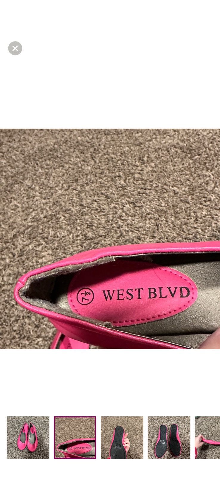 Other Pink flats Size US 7.5 / IT 37.5 - 2 Thumbnail