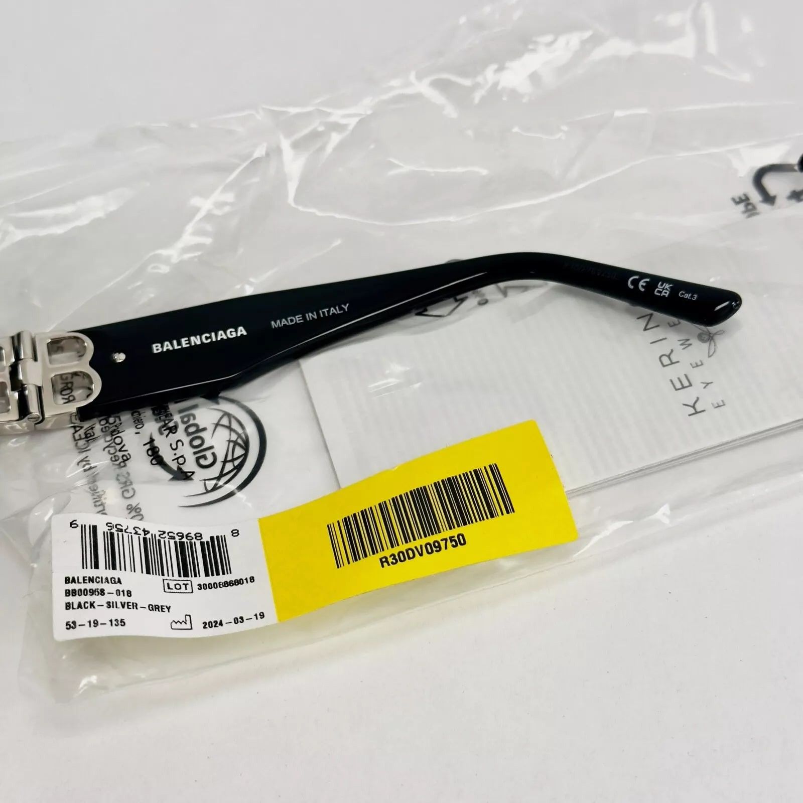 Balenciaga BALENCIAGA DYNASTY 0095 018 BB Narrow Sunglasses BB0095S Size ONE SIZE - 9 Thumbnail