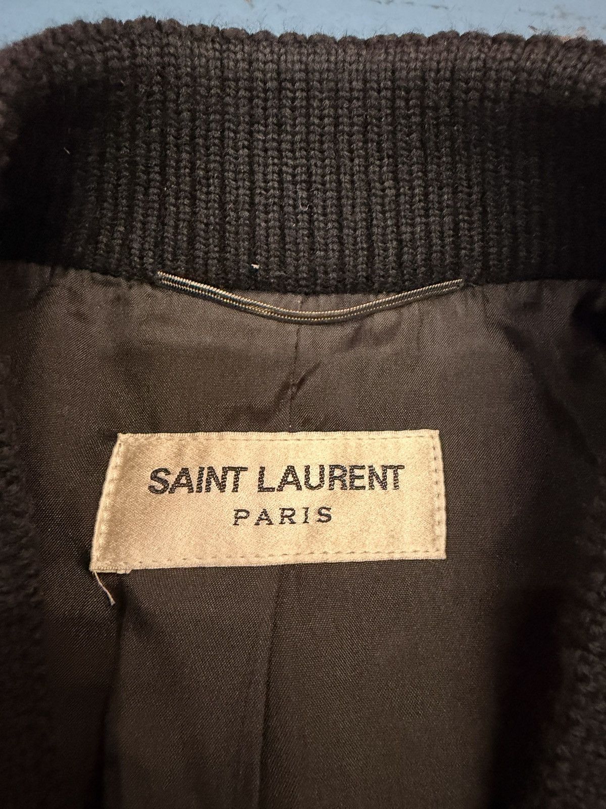 Saint Laurent Paris SAINT LAURENT SS16 VISCOSE BOMBER Size US XL / EU 56 / 4 - 4 Thumbnail