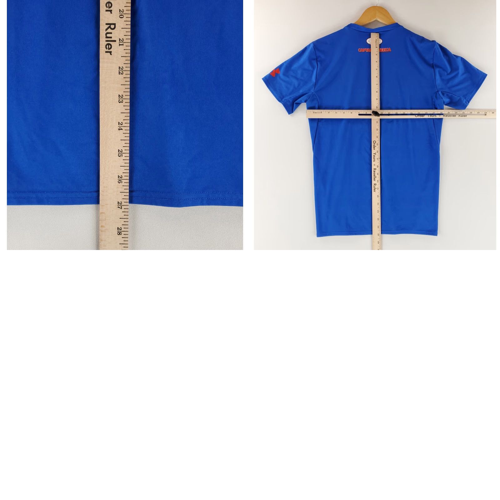Under Armour Under Armour Captain America Heatgear Compression Shirt Blue Mens XL T-Shirt Men XL Capt America Heatgear Shirt Size US XL / EU 56 / 4 - 8 Thumbnail