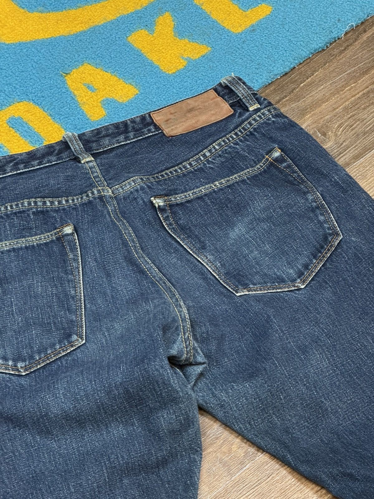 Garbstore Mens Garbstore Indigo Farm Japanese Blue Denim Selvedge Pant Size US 36 / EU 52 - 13 Thumbnail