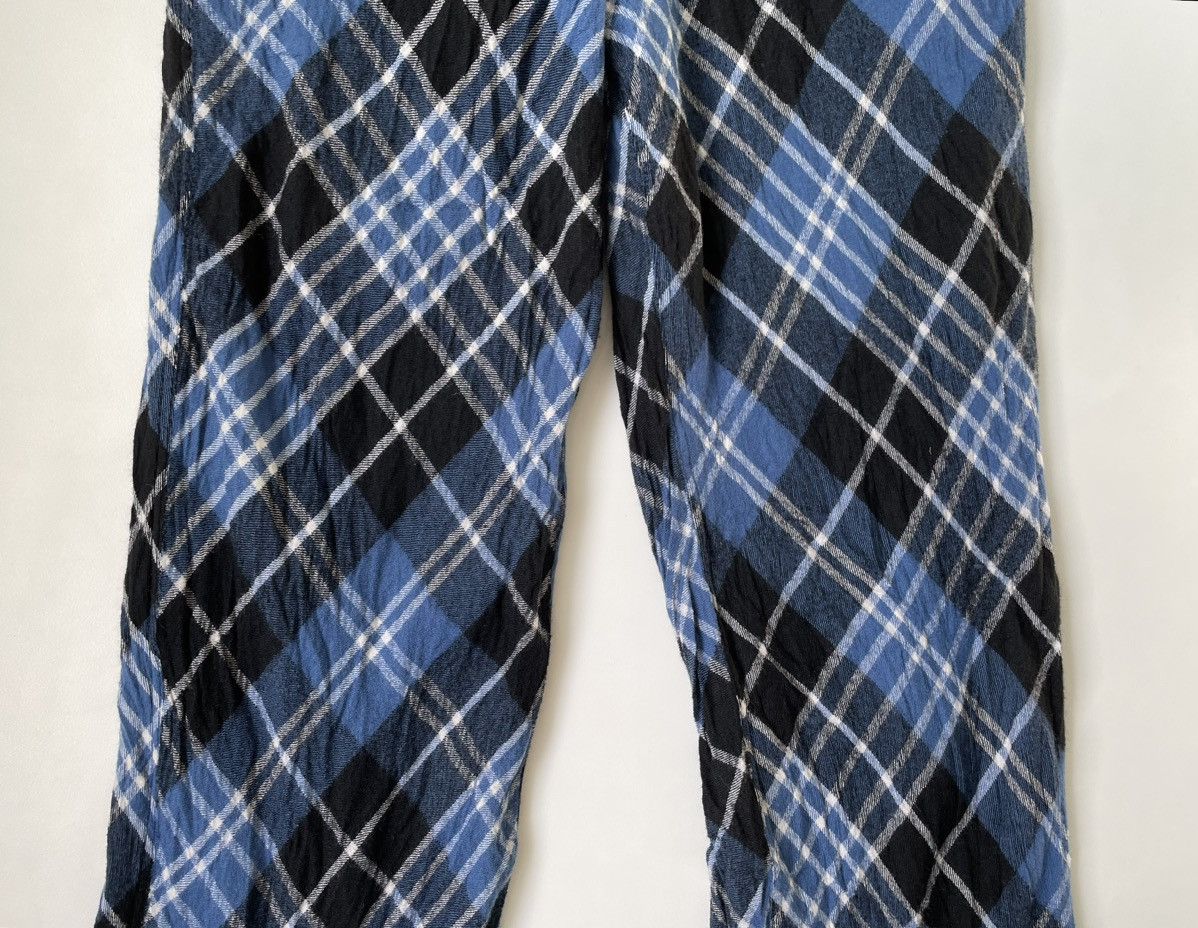 Comme des Garcons Check Wool Flared Leg Trousers Size US 36 / EU 52 - 8 Thumbnail