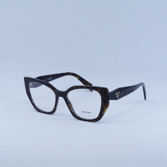 Prada PR18WV 2AU1O1 Eyeglasses Havana 54mm Cat Eye Frame