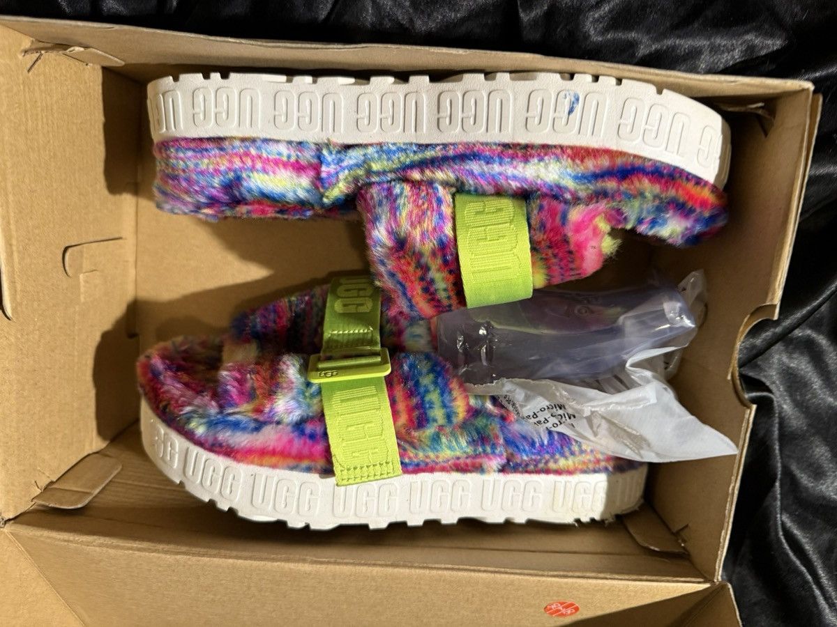 Ugg UGG WOMEN'S FLUFFITA PIXELATE MULTO COLOR Size US 7 / IT 37 - 2 Thumbnail